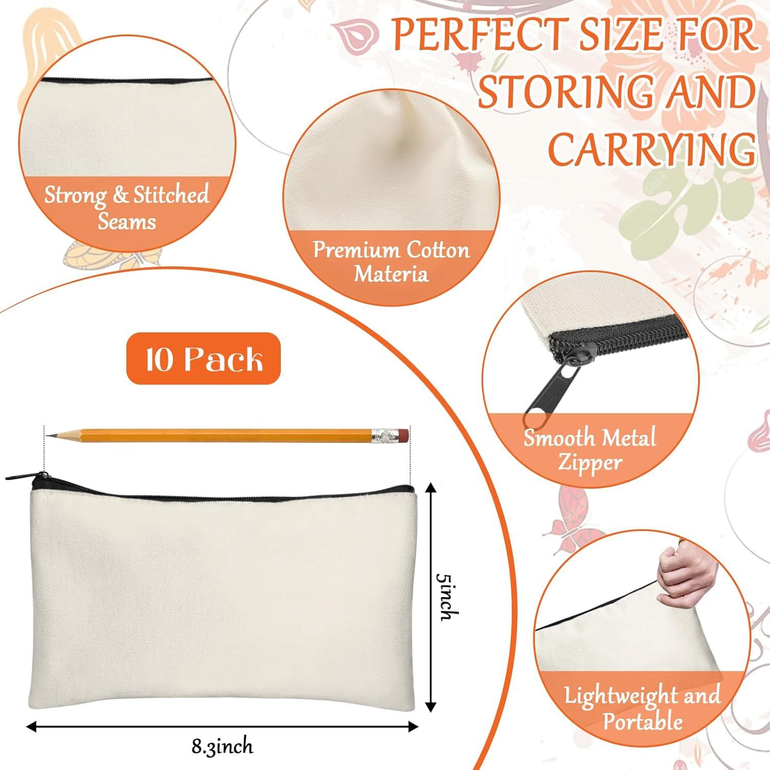 Estuche de Lápiz de Lienzo Legigo 10 Piezas 21.1x12.7cm