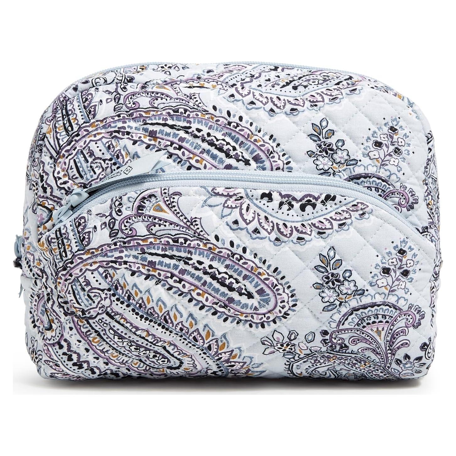 Organizador de Maquillaje Grande Vera Bradley - Algodón Reciclado