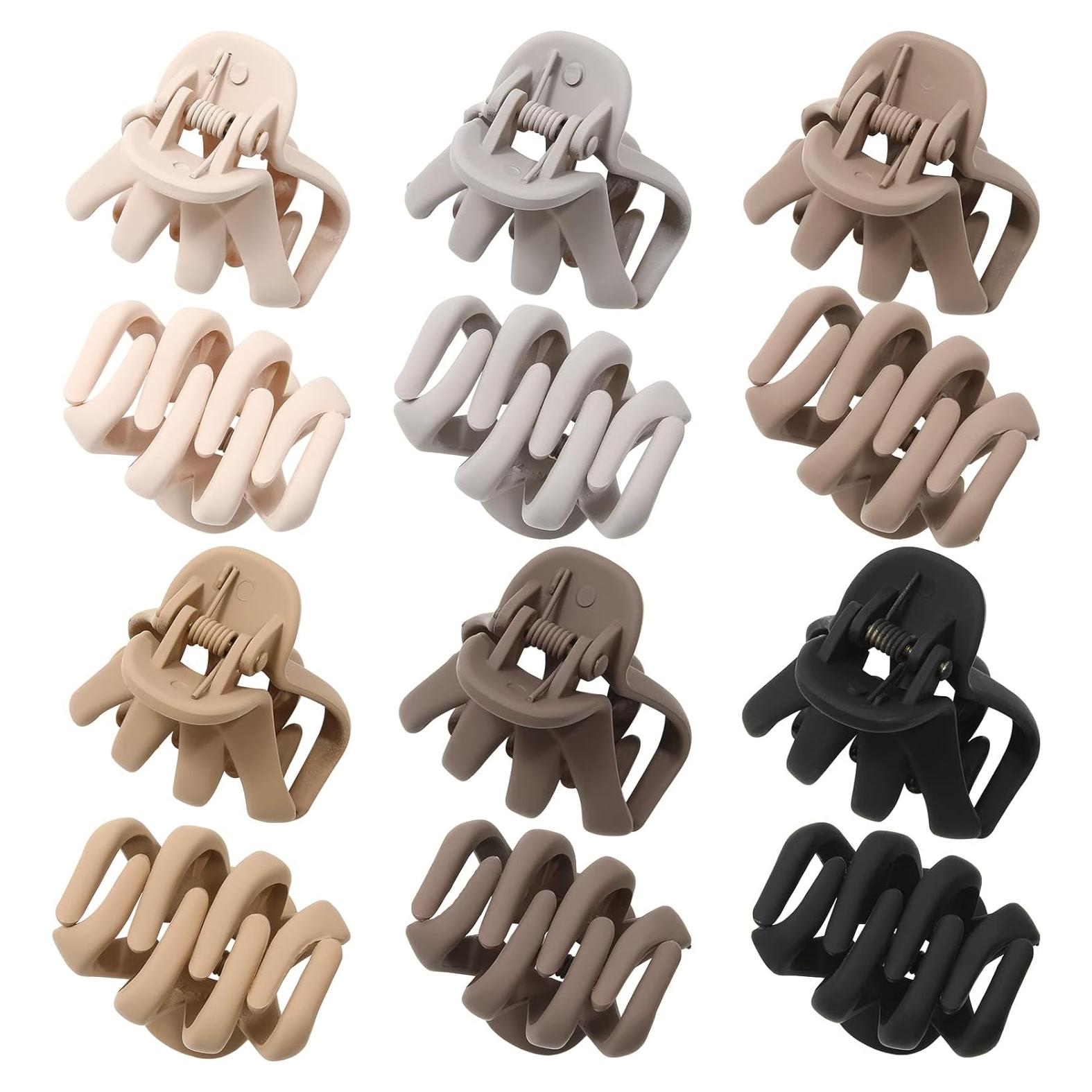 Clips de Garra Pequeños AWAYTR 12 Pcs Antideslizantes