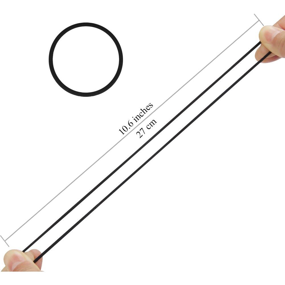 120 Gomas Elásticas Negras para Cabello Grueso GOSICUKA