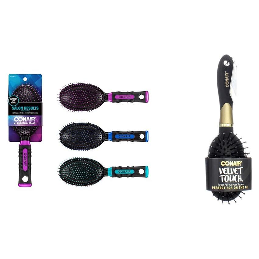 Cepillo Conair Salon Results Acolchado para Todo Tipo de Cabello