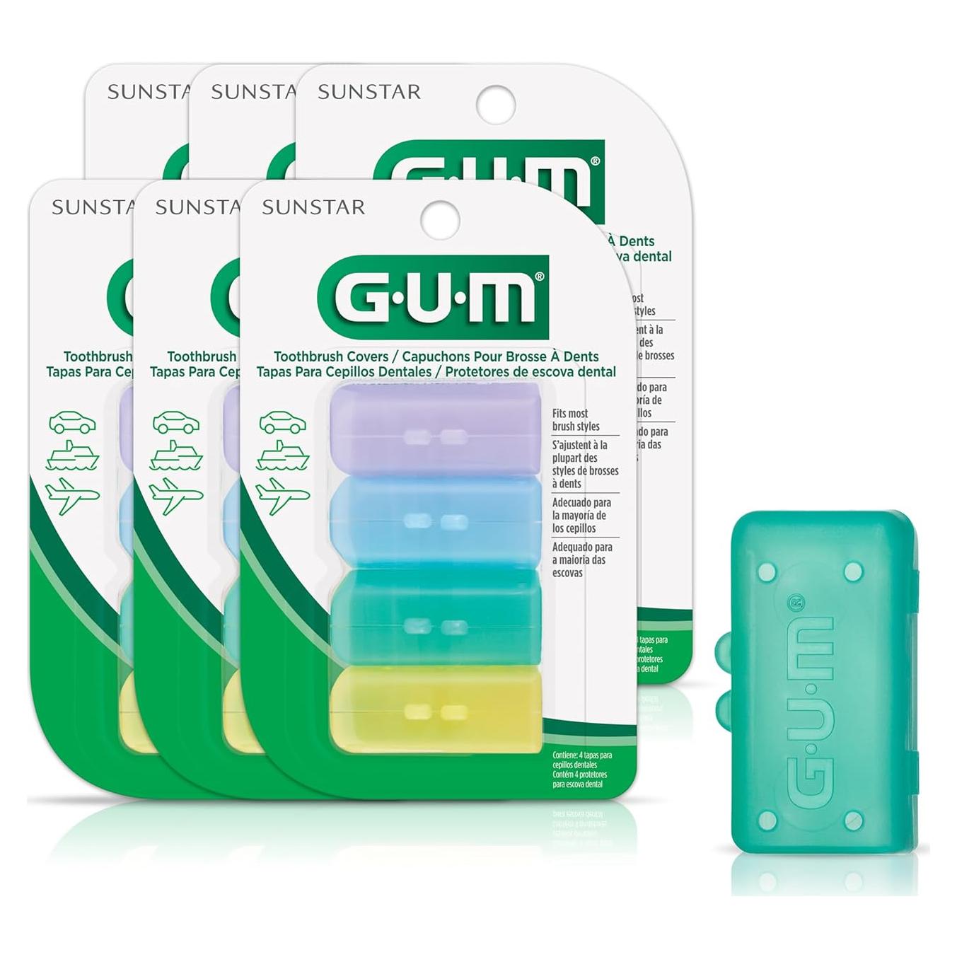 Cubiertas de cepillo de dientes GUM Protect - 24 unidades