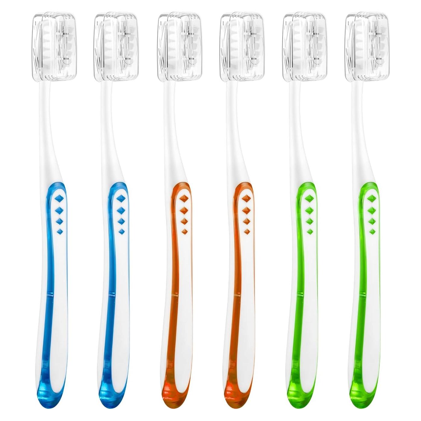Cepillos de Dientes Extra Suaves Frekare - 6 Unidades para Dientes Sensibles