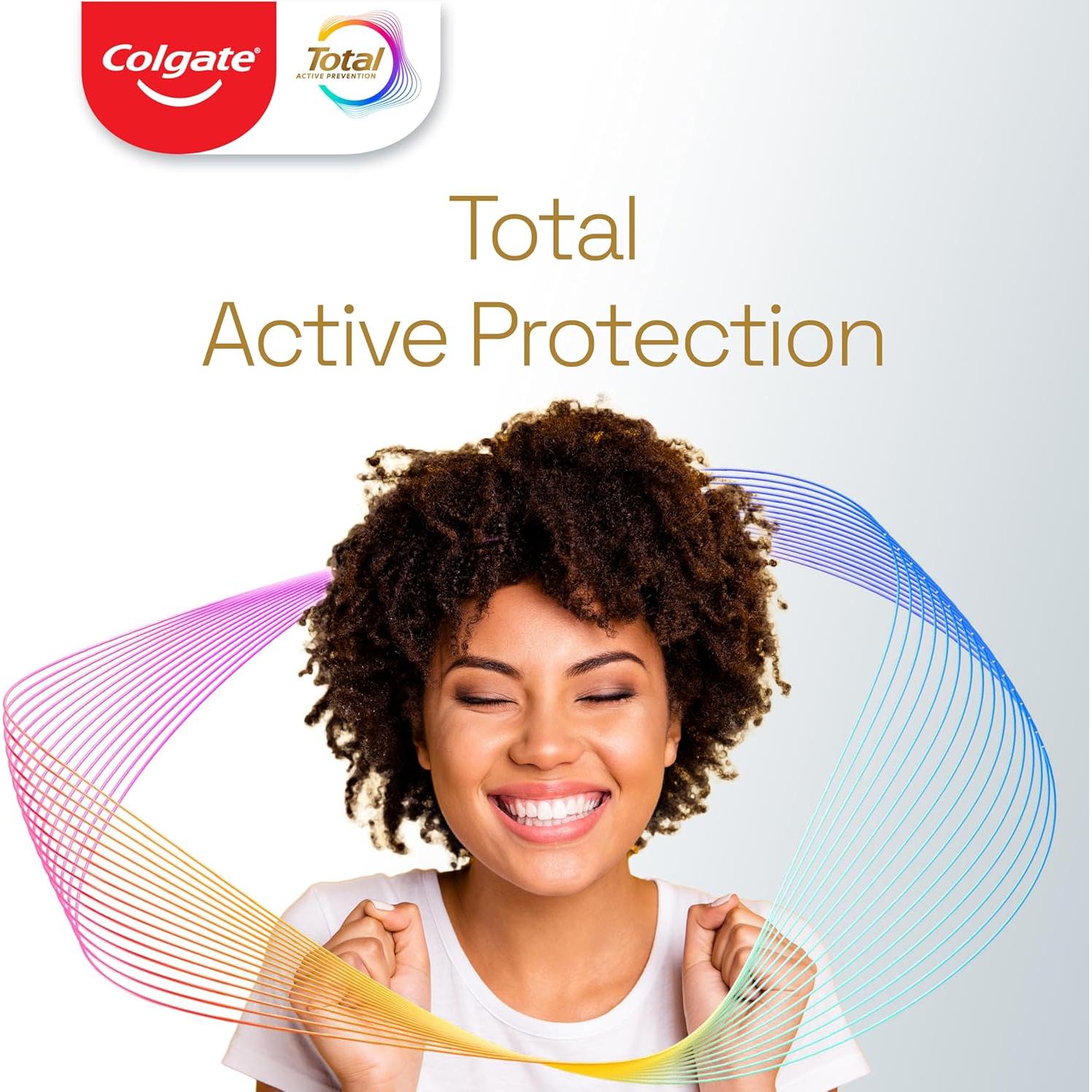 Cepillos de Dientes Colgate Total Prevención Activa Medianos - Paquete de 2