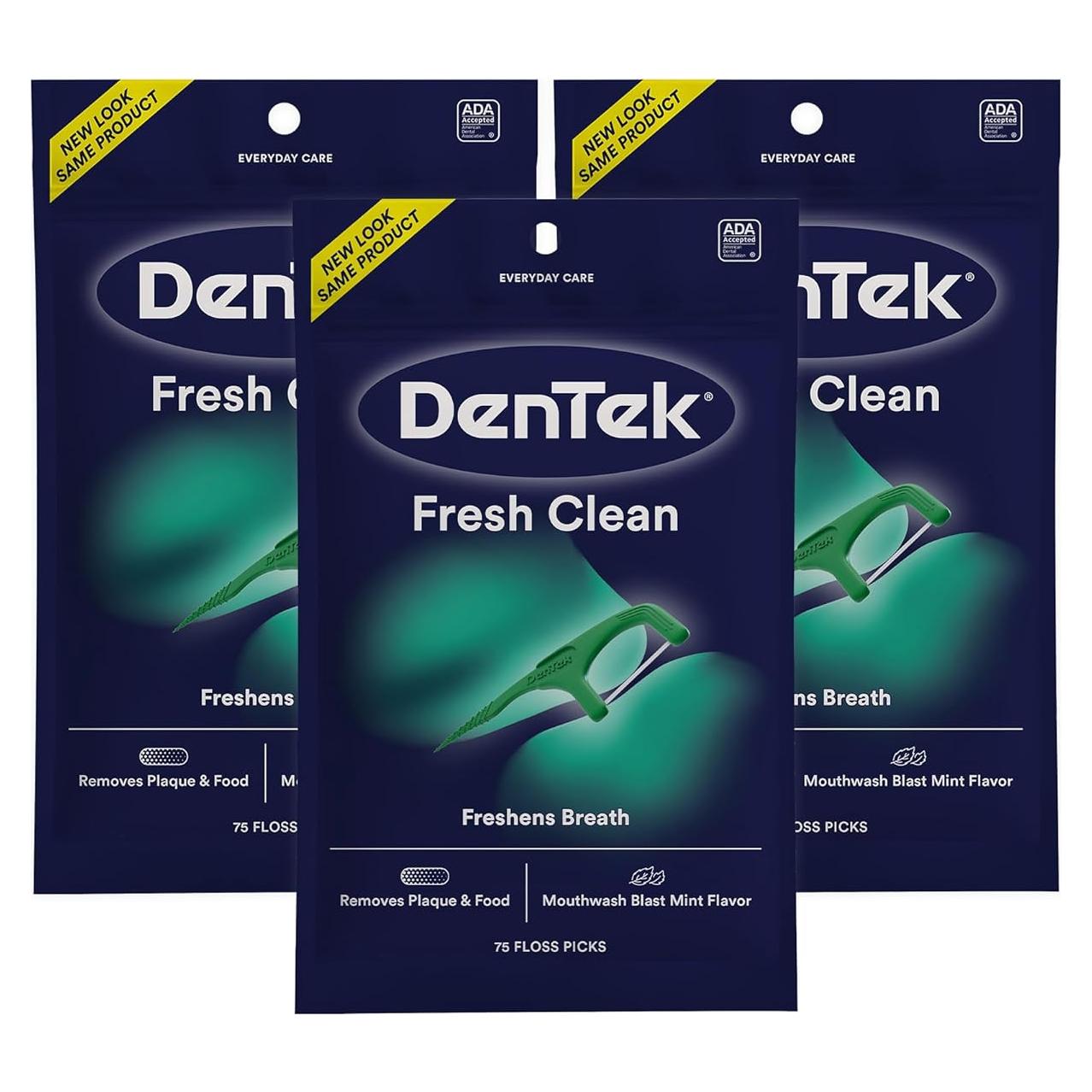 Hilo Dental DenTek Fresh Clean Picks 225 Unidades Menta