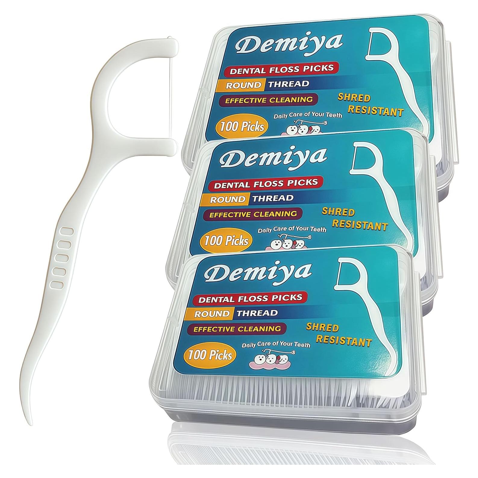 Palillos de Hilo Dental de Viaje Demiay - 300 Unidades