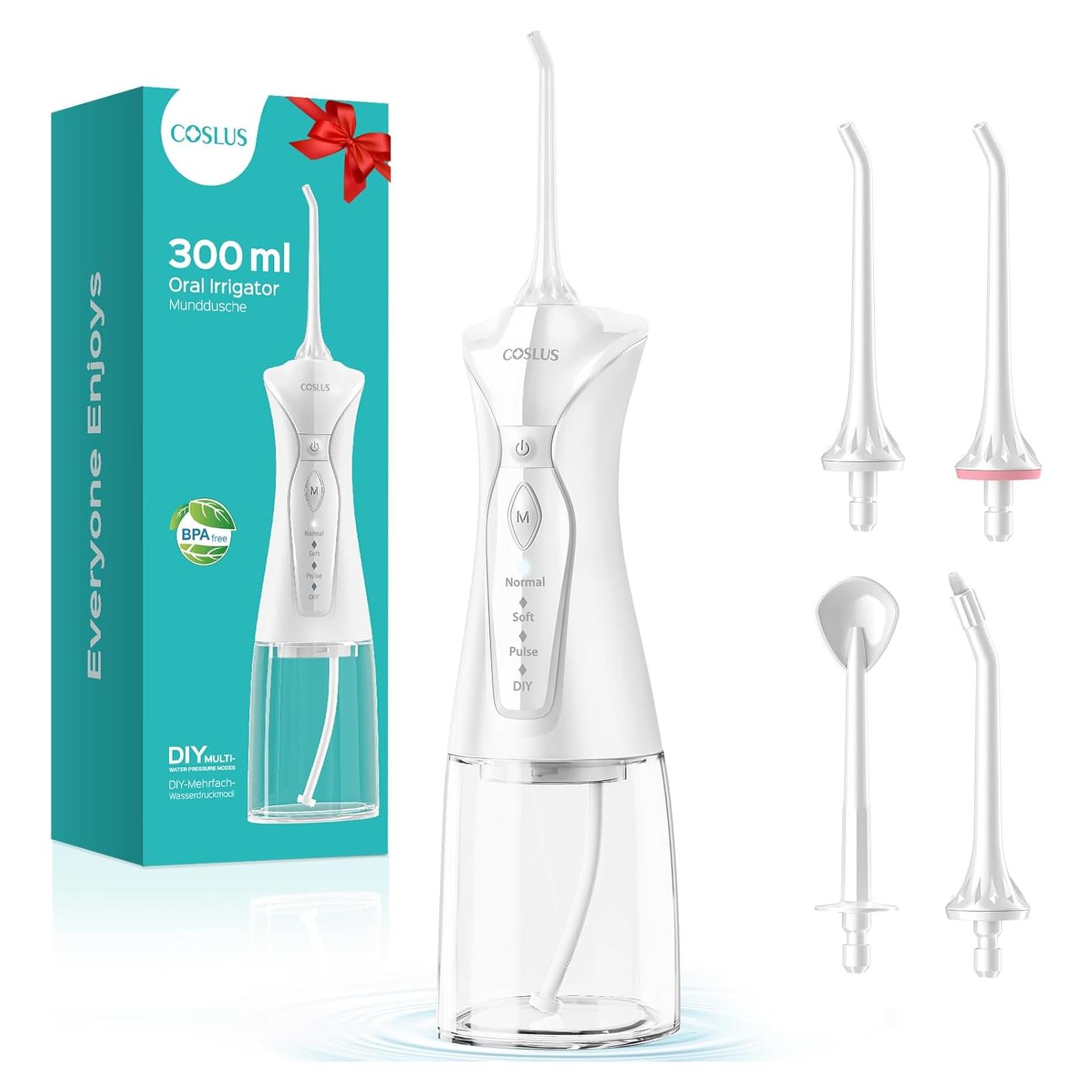 Hilo Dental a Base de Agua COSLUS C30 Inalámbrico 300ml IPX7