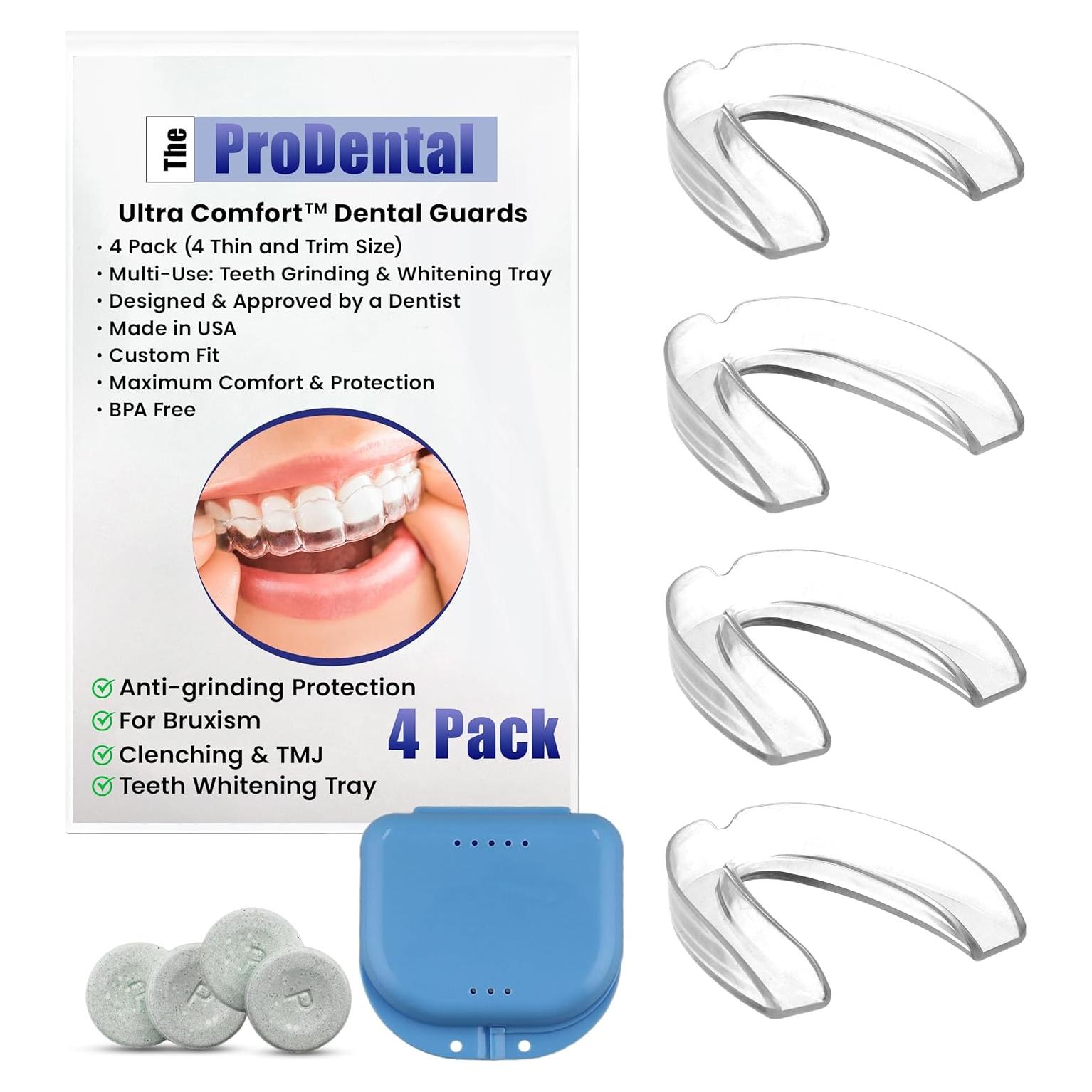 Protector Bucal ProDental para Bruxismo - Paquete de 4 Unidades