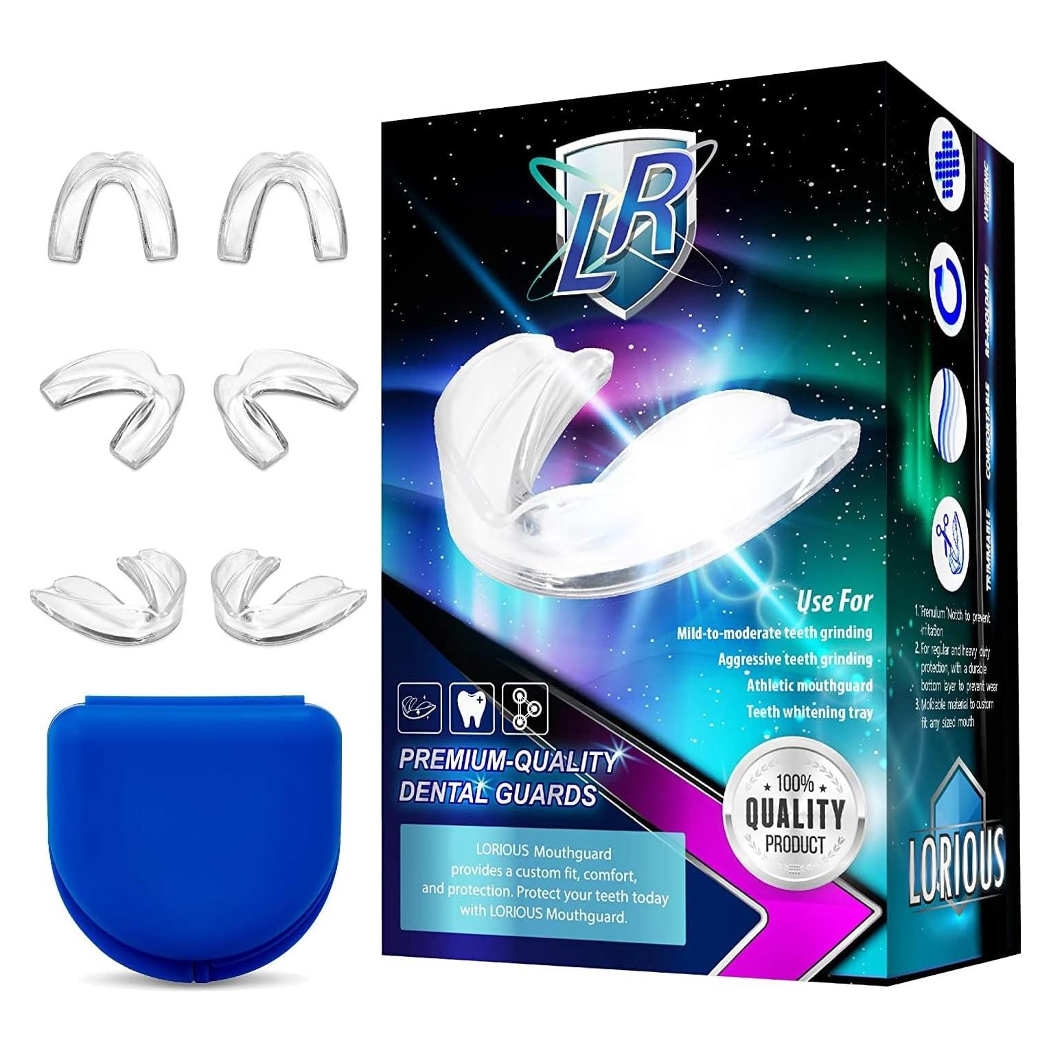 Protector Bucal Moldable LORIOUS para Bruxismo - 6 Unidades
