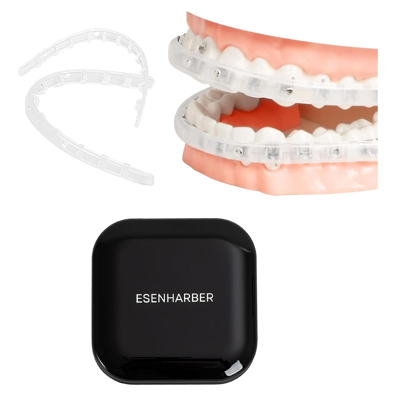 Cojín Labial Ortodóntico Esenharber con Estuche y Espejo