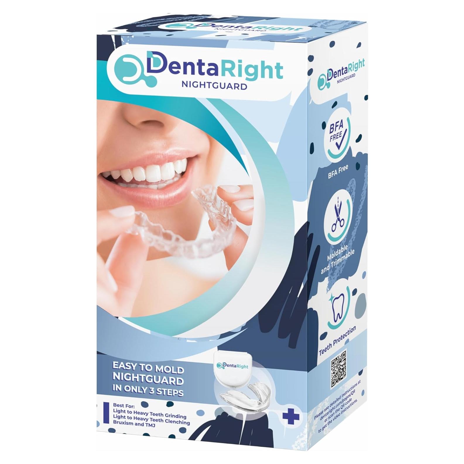 Protector Bucal DentaRight para Bruxismo - 6 Piezas Moldeables