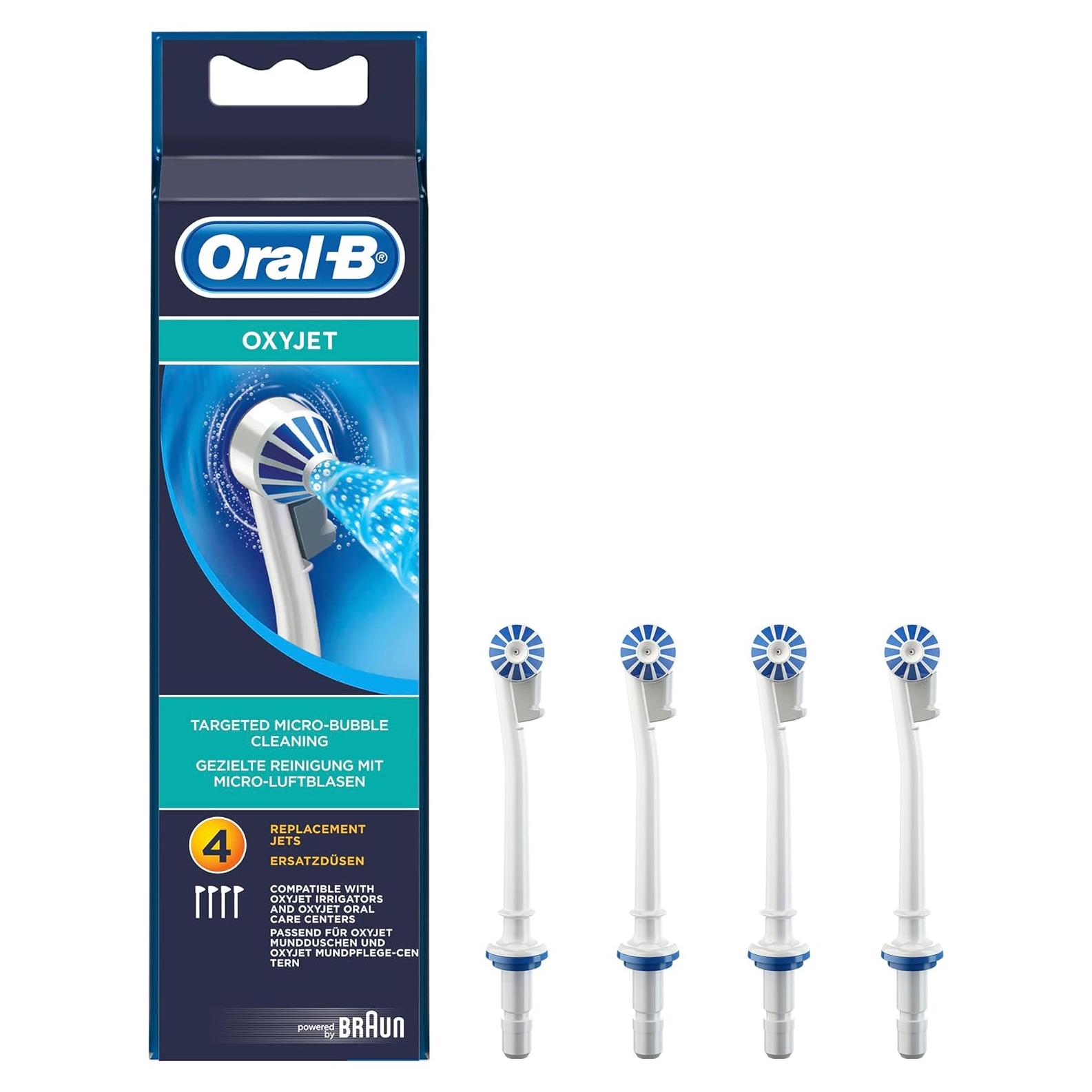 Cabezas de cepillo Oral-B Oxyjet ED17-4 - Paquete de 4