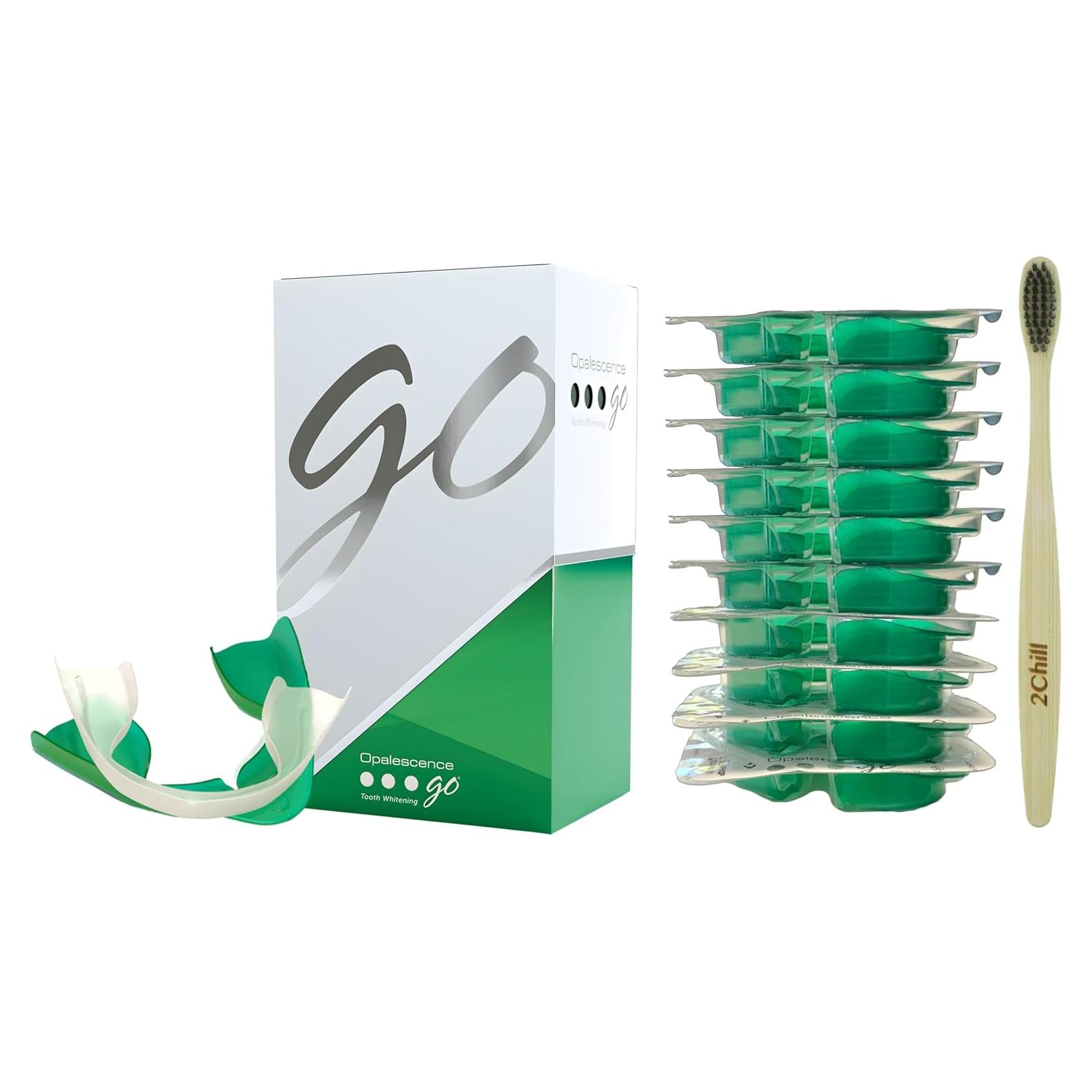 Kit Blanqueamiento Dental Opalescence Go 15% Menta - 10 Tratamientos