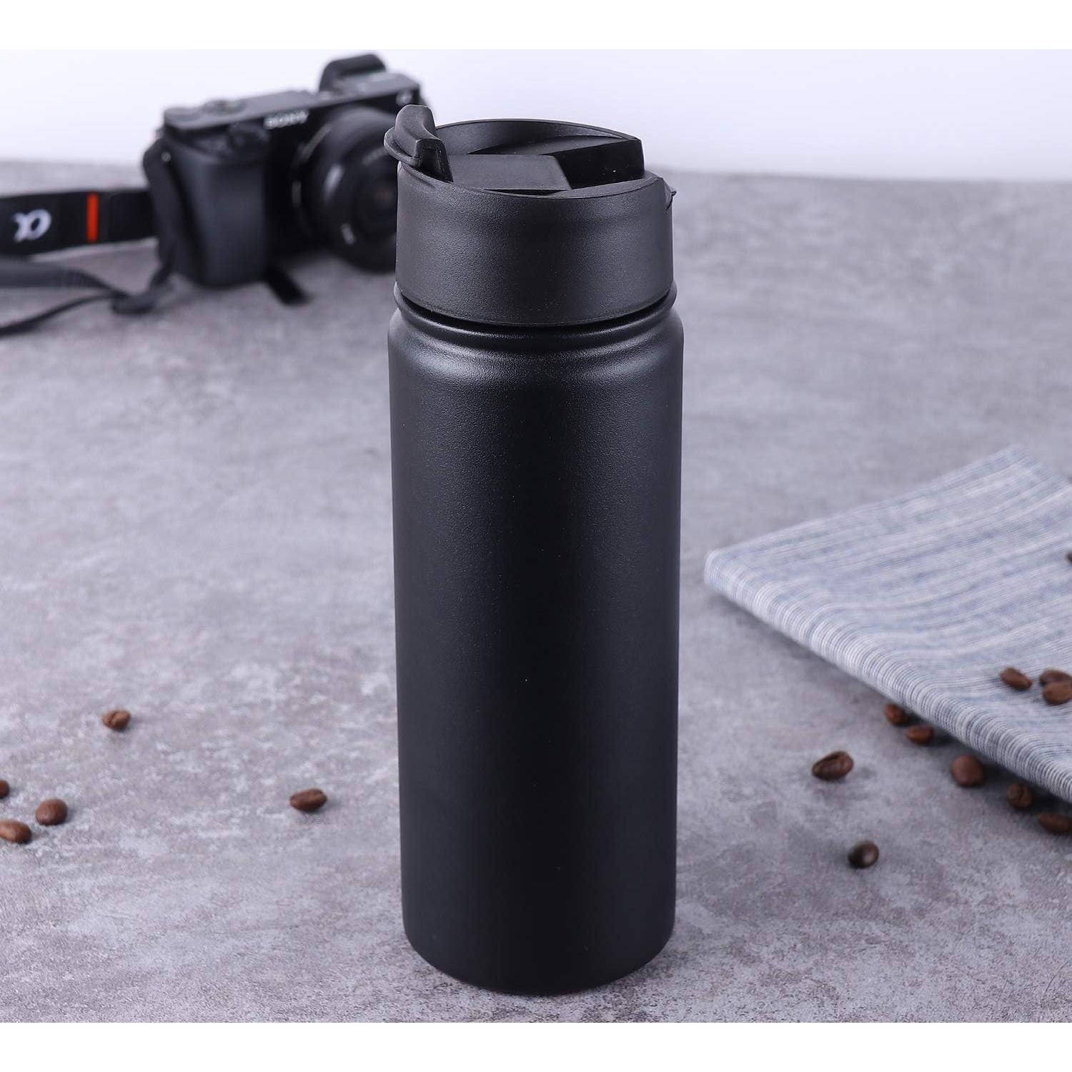 Botella Térmica de Té Sivaphe 500ml Acero Inoxidable Negro