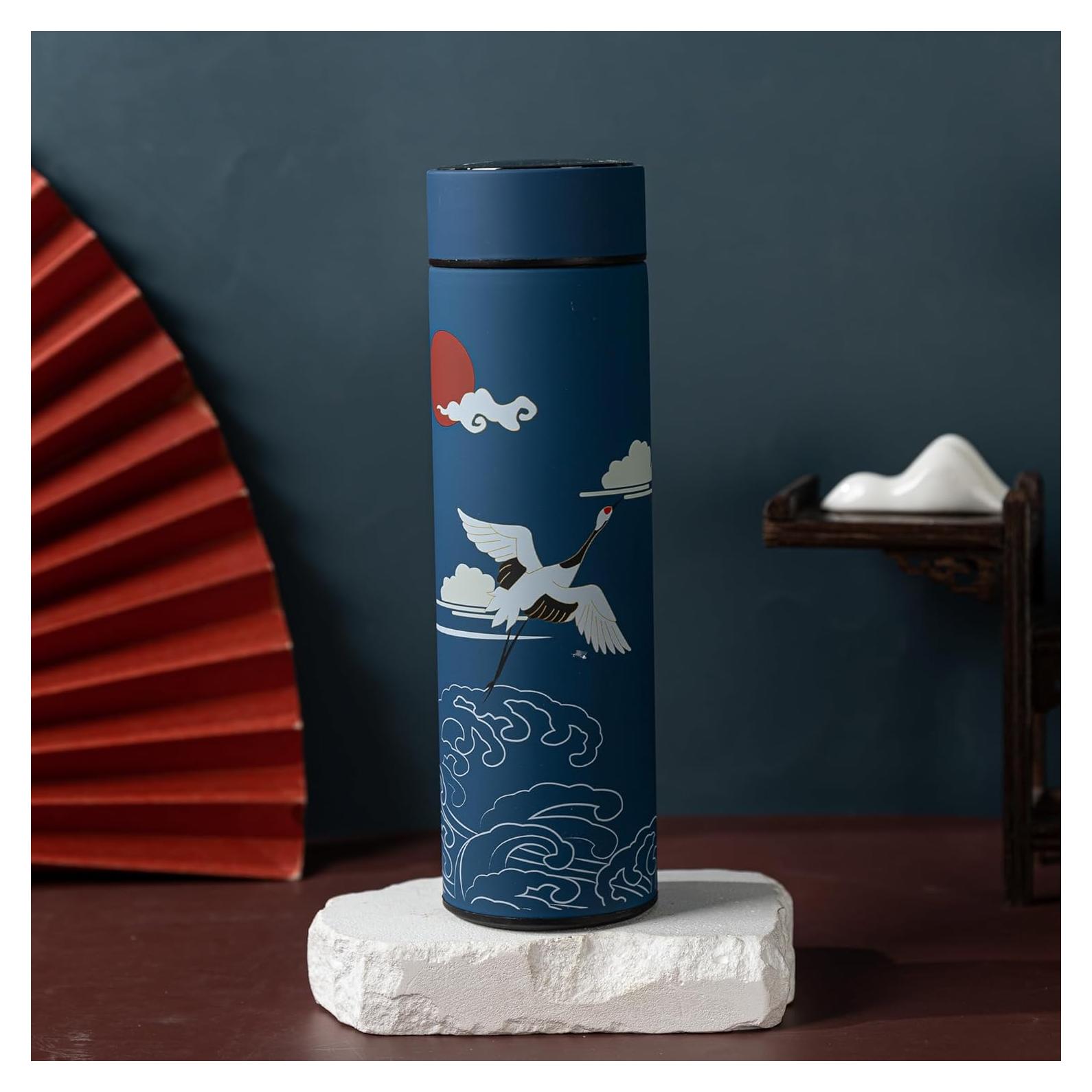 Termo de viaje THY COLLECTIBLES 500 ml acero inoxidable azul