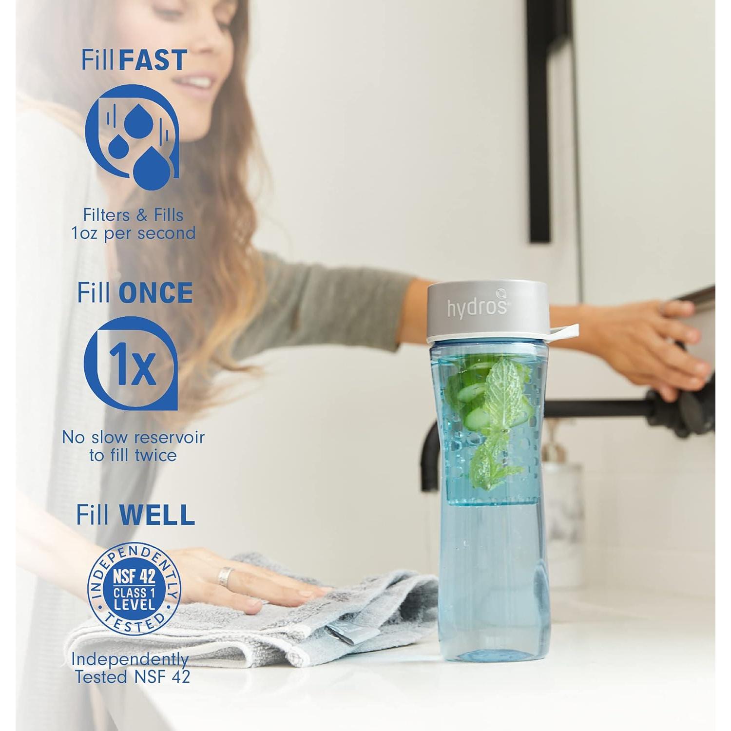 Infusor de Frutas Hydros Azul para Botellas y Jarras