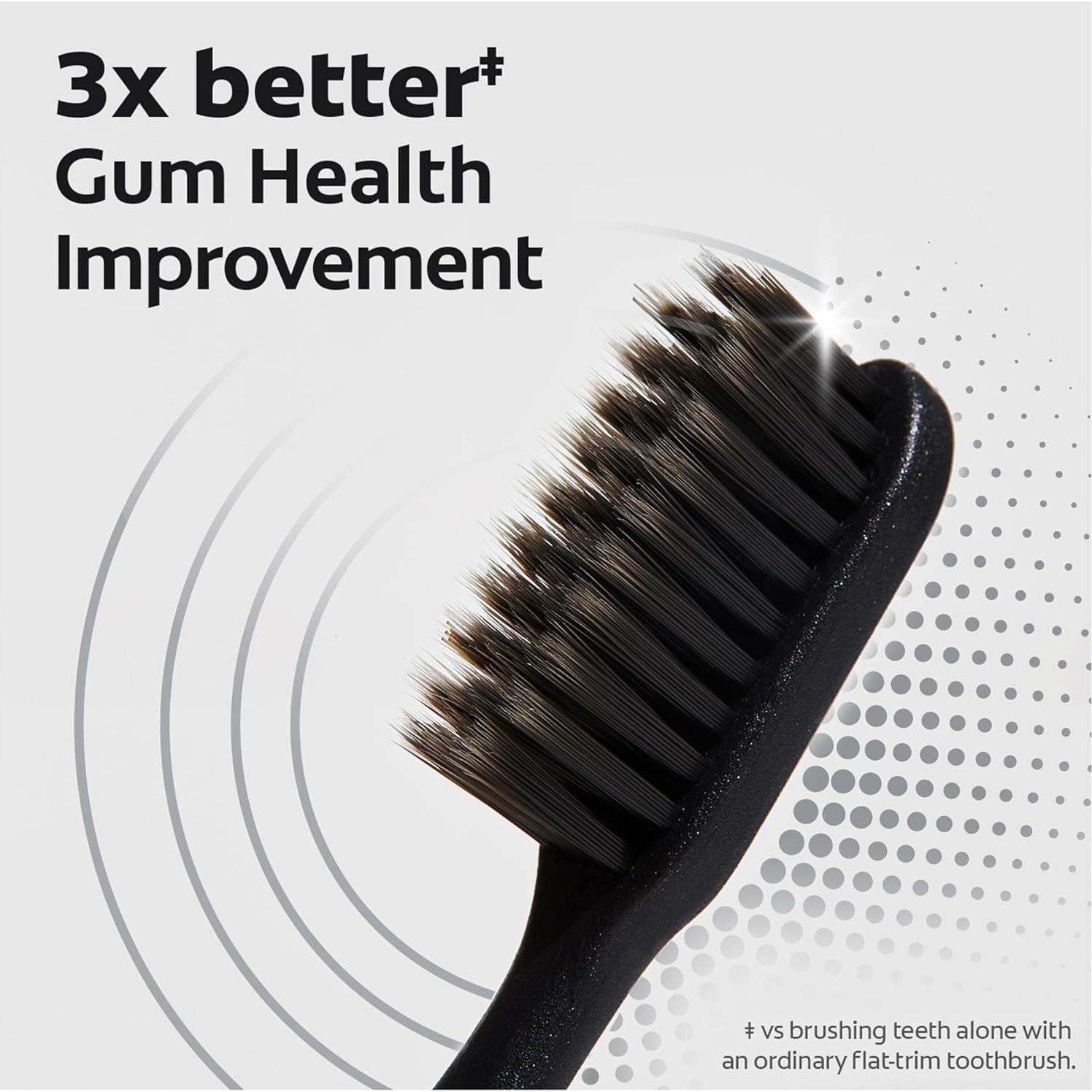 Kit de Cepillo de Dientes Colgate Keep Charcoal con 2 Cabezas