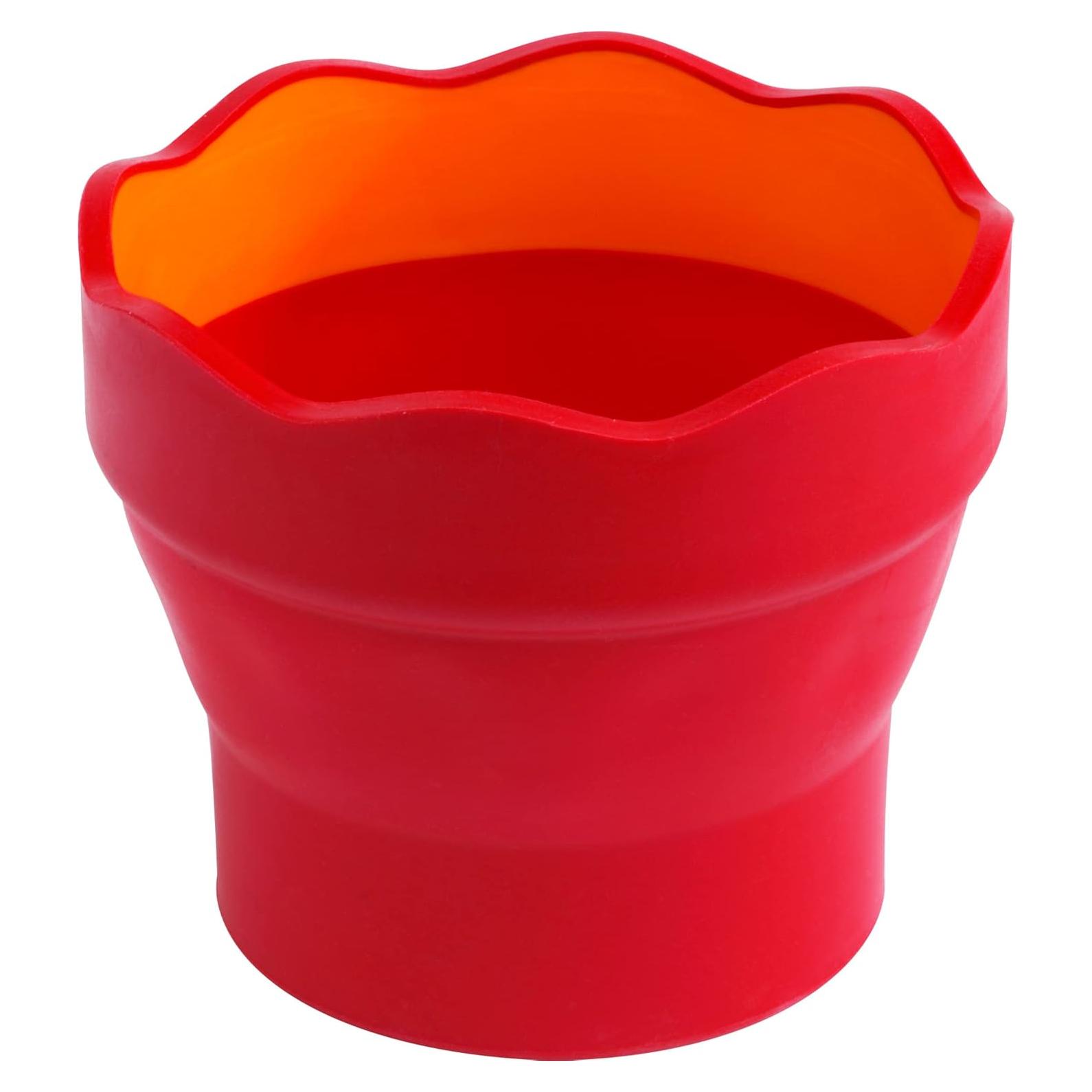 Taza de Agua Plegable Faber-Castell Roja 78.5g