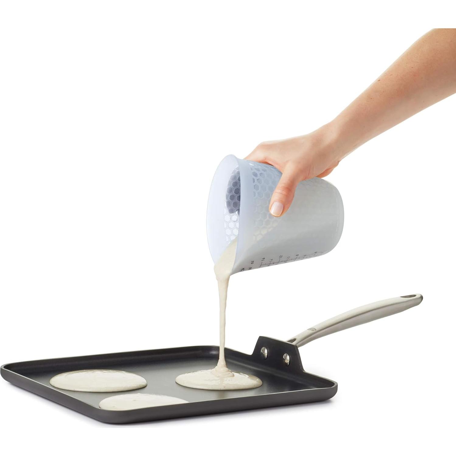 Taza Medidora de Silicona OXO 2 Tazas Transparente