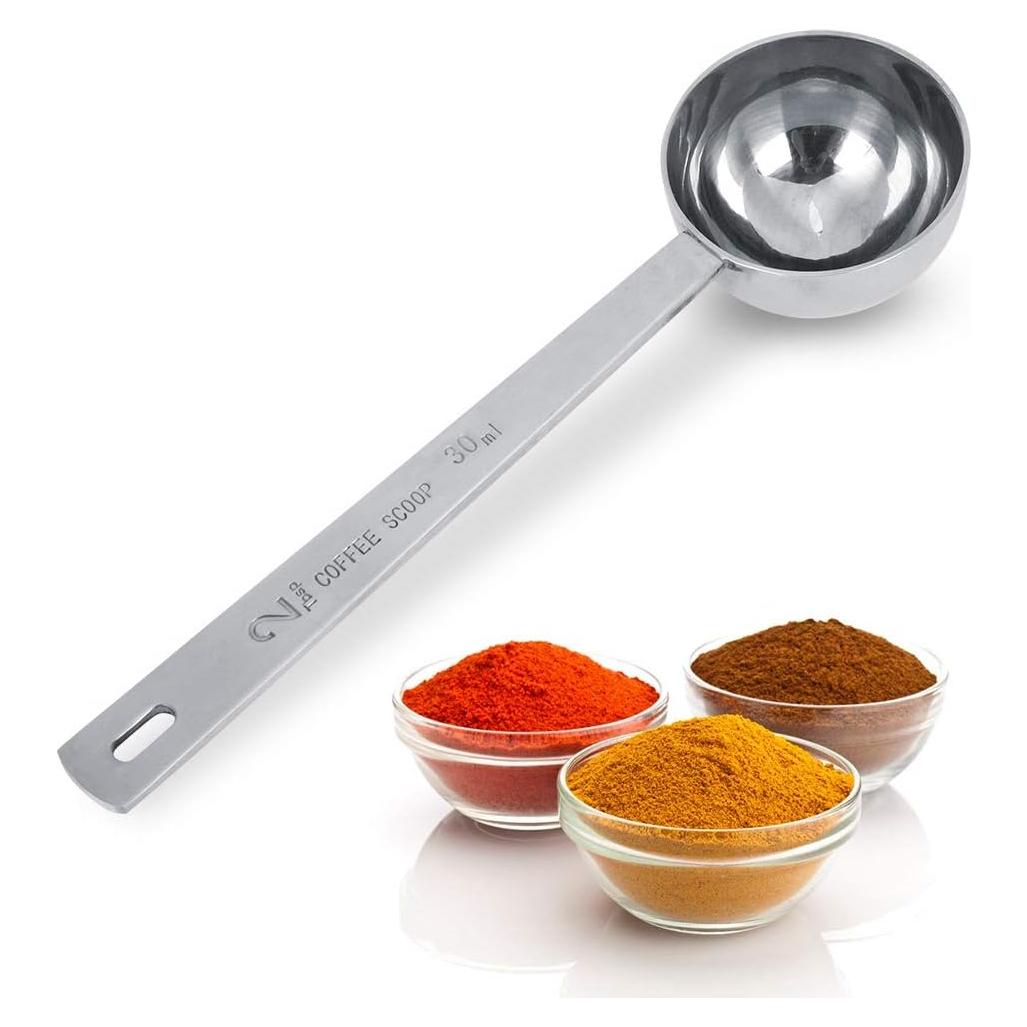 Cuchara Medidora de Acero Inoxidable Gavigain 30ml Multifuncional