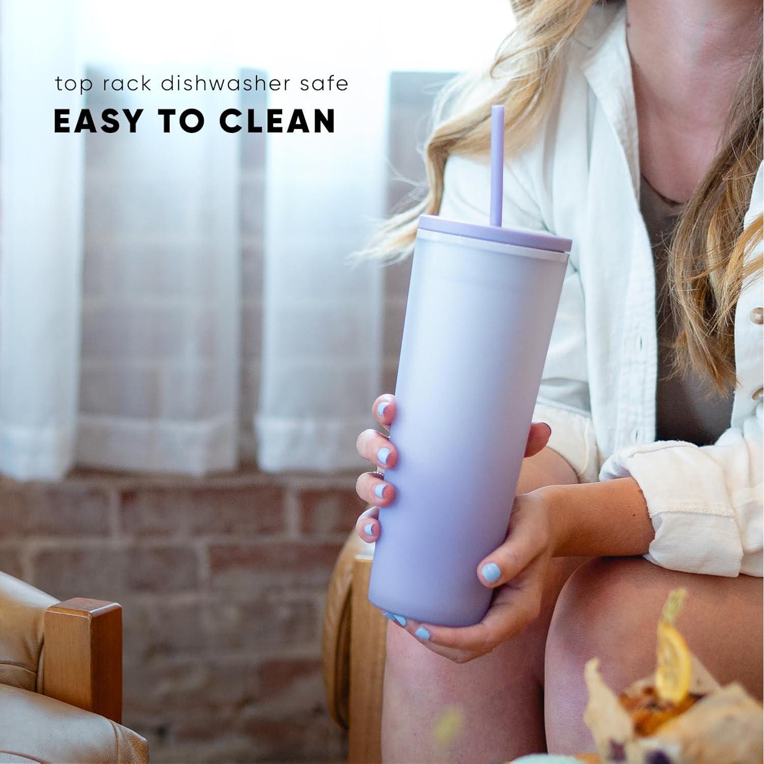 Vaso Reutilizable Simple Modern 24oz Negro Medianoche BPA Free