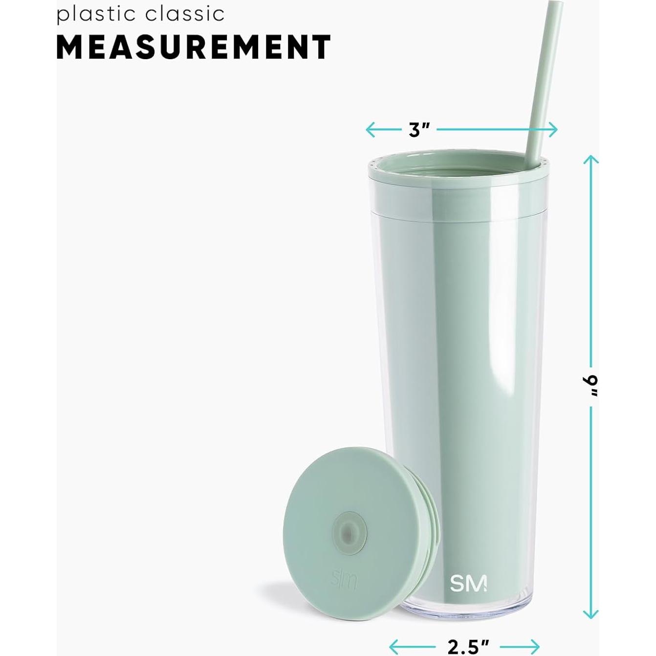 Vaso Reutilizable Simple Modern 24oz Negro Medianoche BPA Free