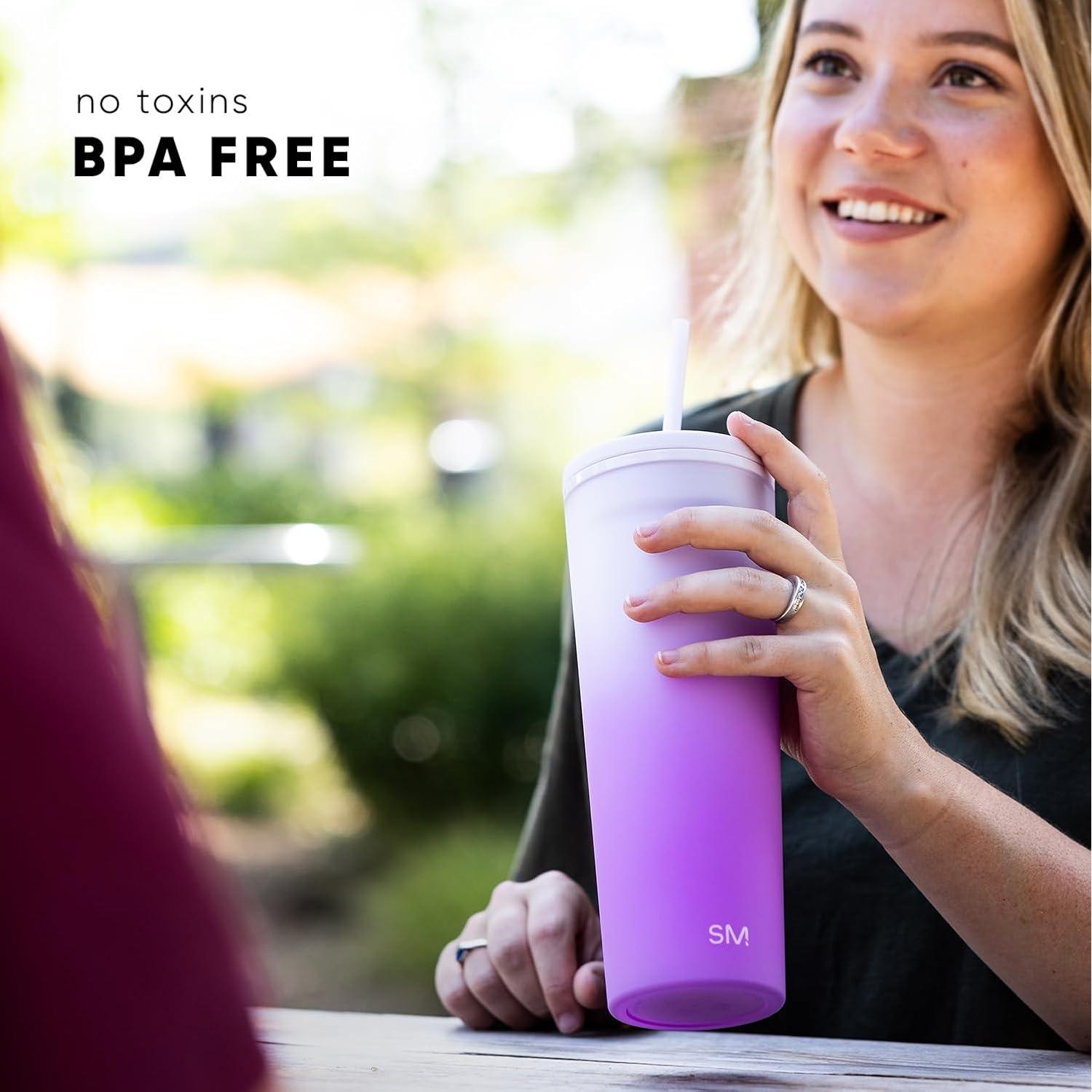 Vaso Reutilizable Simple Modern 24oz Negro Medianoche BPA Free