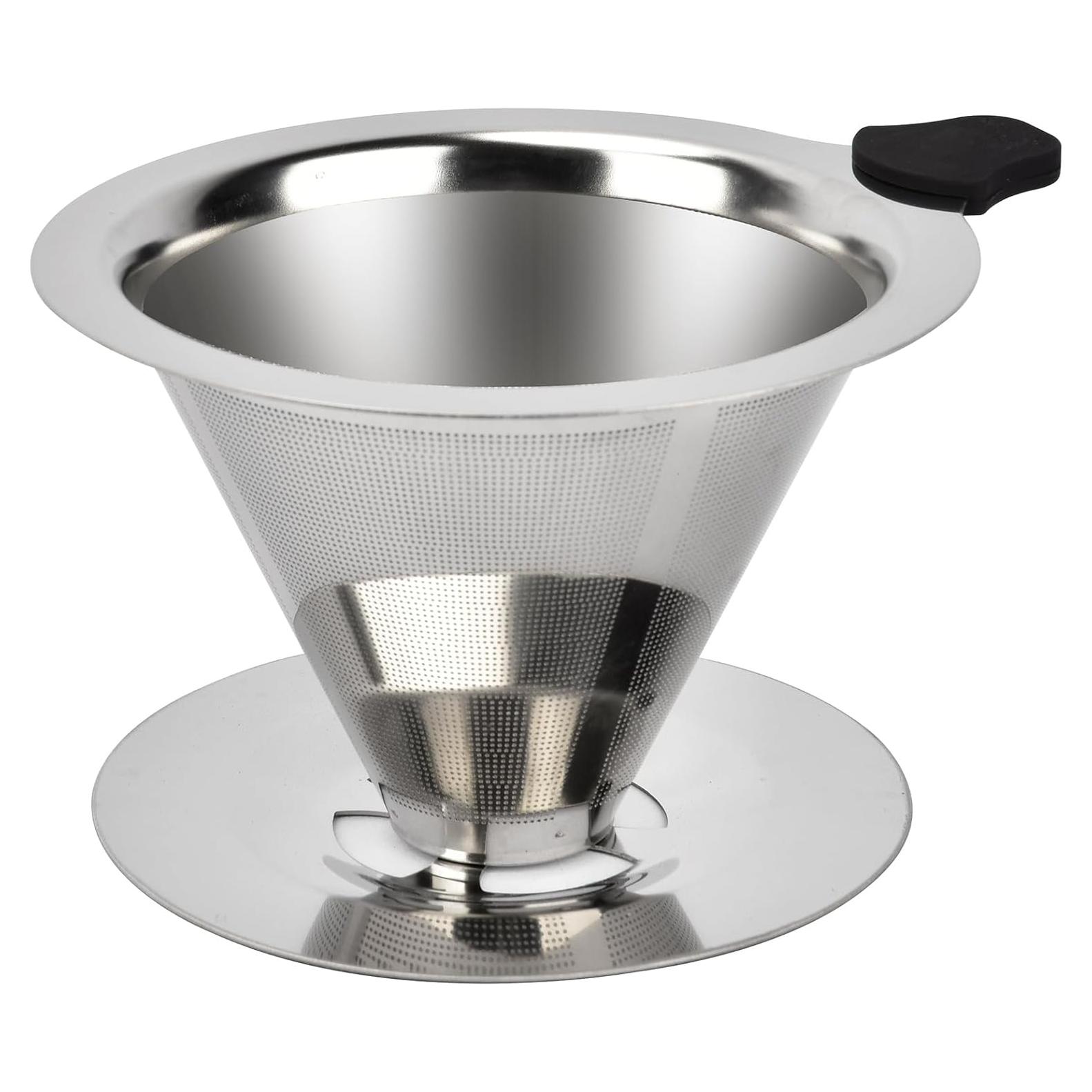 Goteador de Café Nkove Acero Inoxidable Reutilizable 1-2 Tazas