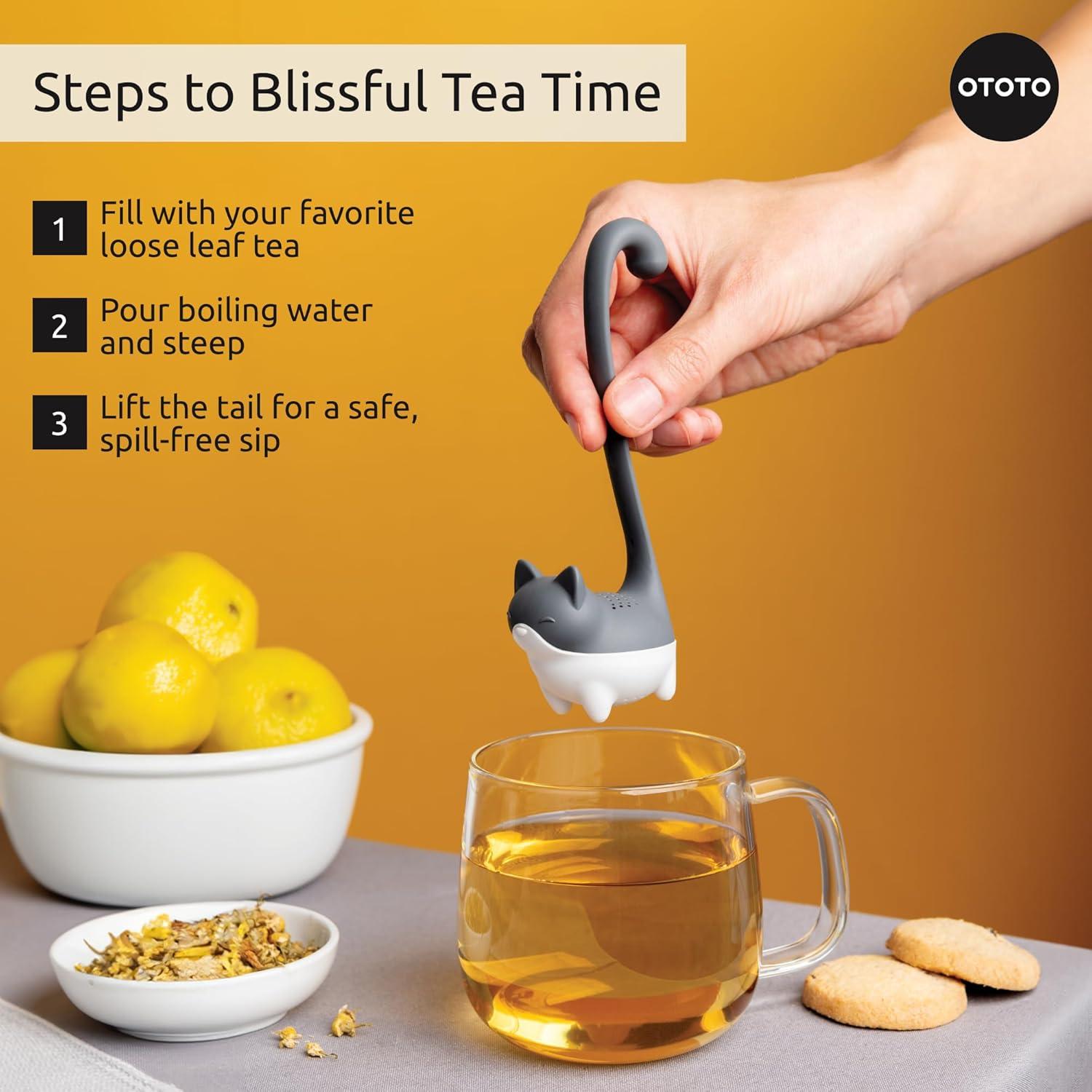 Infusor de Té de Silicona OTOTO Louie - Colador de Hojas Sueltas