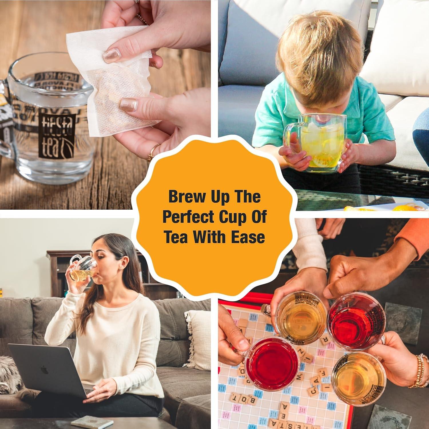 Filtros de Té Suelto Tiesta Tea - 100 Bolsas Desechables