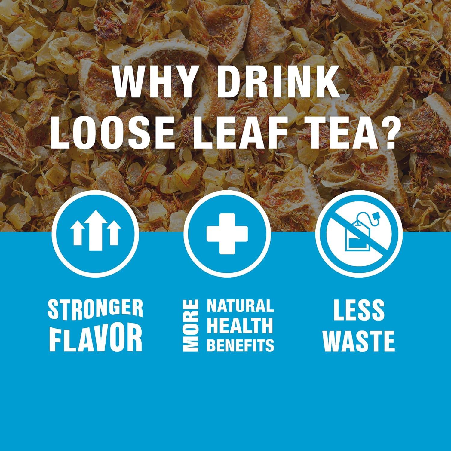 Filtros de Té Suelto Tiesta Tea - 100 Bolsas Desechables