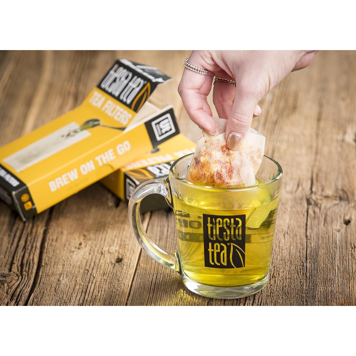 Filtros de Té Suelto Tiesta Tea - 100 Bolsas Desechables