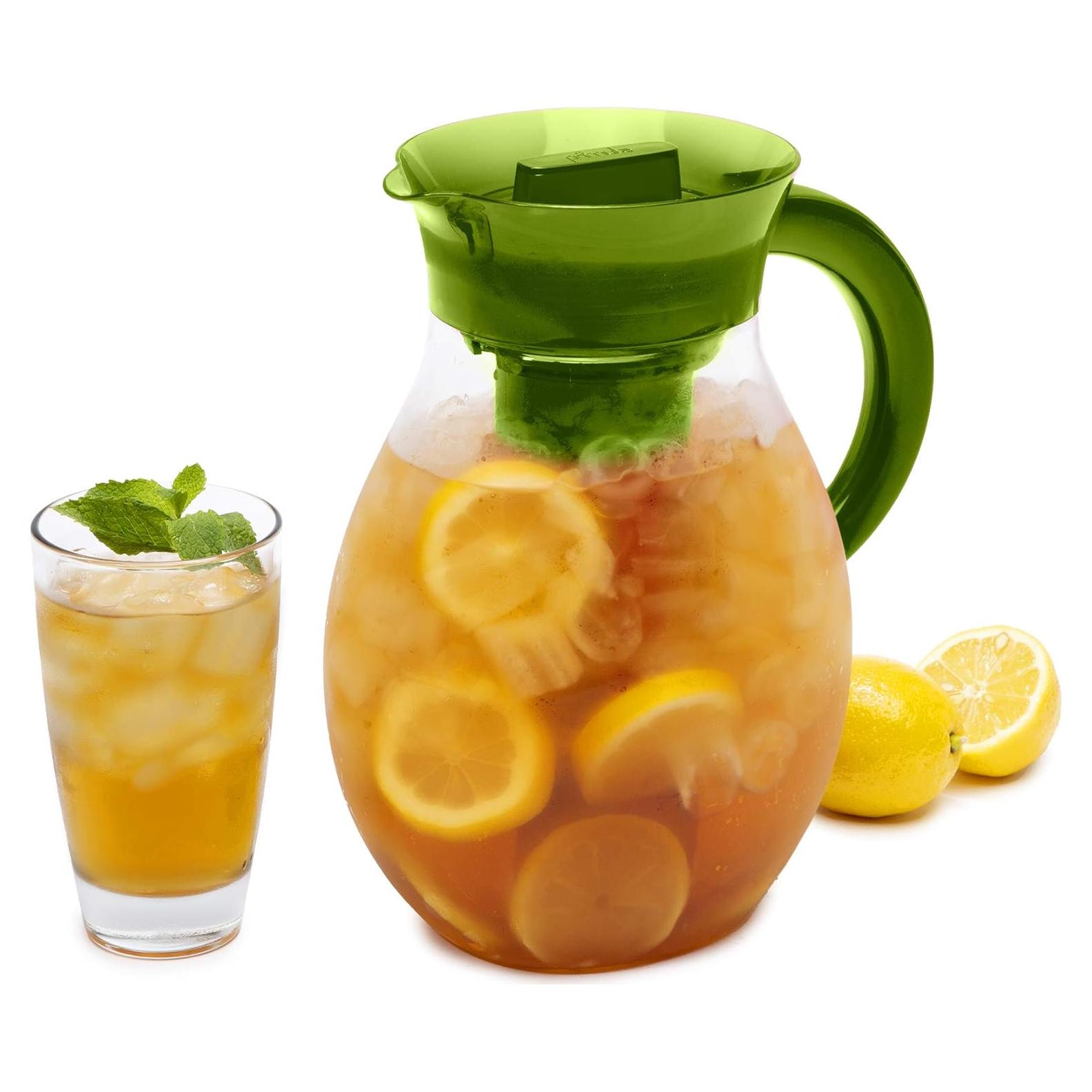Jarra de Té Helado Primula 3.78L Verde con Filtro Reutilizable