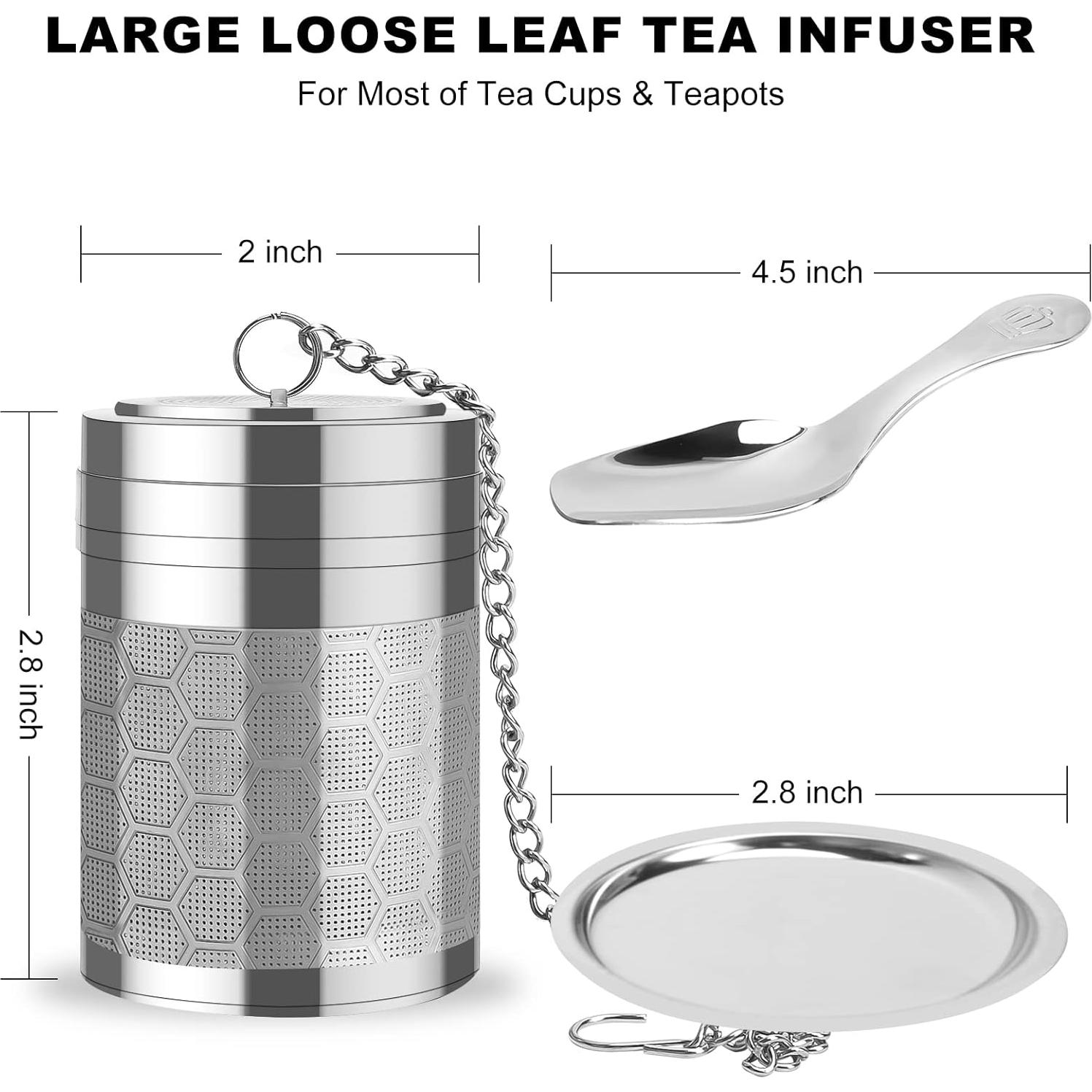 Infusor de Té Grande Numola de Acero Inoxidable 304