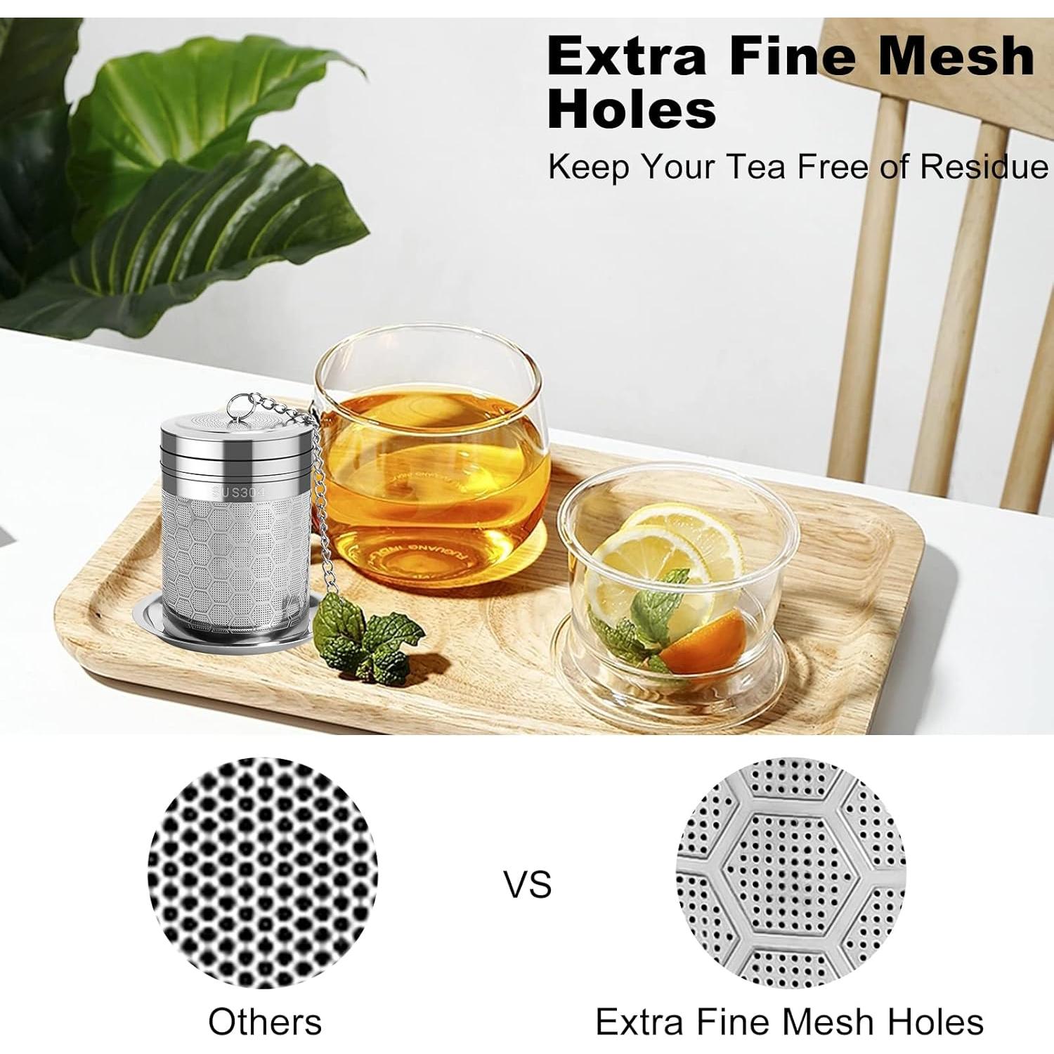 Infusor de Té Grande Numola de Acero Inoxidable 304