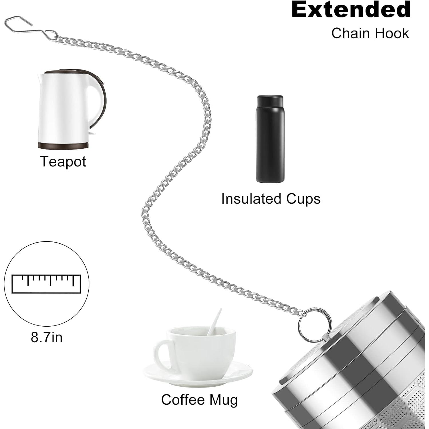 Infusor de Té Grande Numola de Acero Inoxidable 304