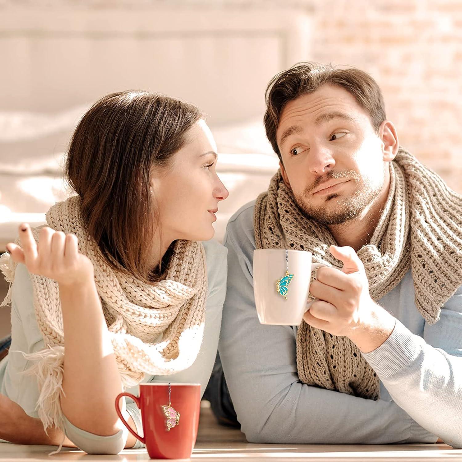 Set 2 Infusores de Té NSTaygate con Encanto Mariposa 4.5cm