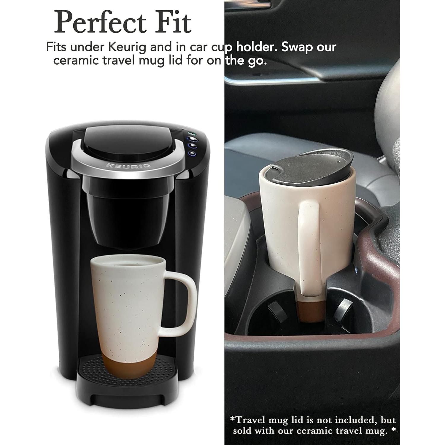 Taza de Té Grande Mora Ceramics Oliva con Infusor 532 ml