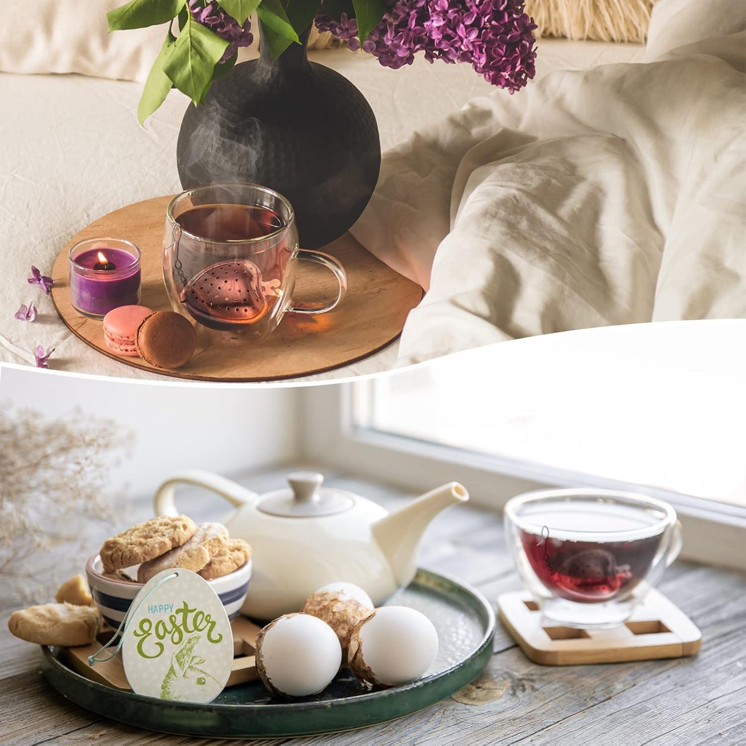 Colador de Té de Acero Inoxidable Sumind - 100 Pcs Corazón