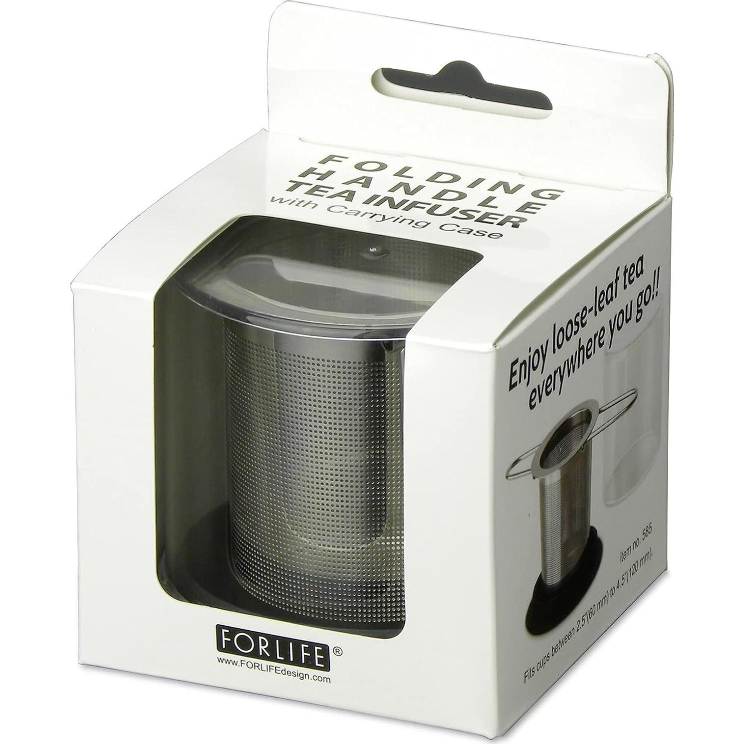Infusor de Té Plegable Acero Inoxidable FORLIFE con Estuche