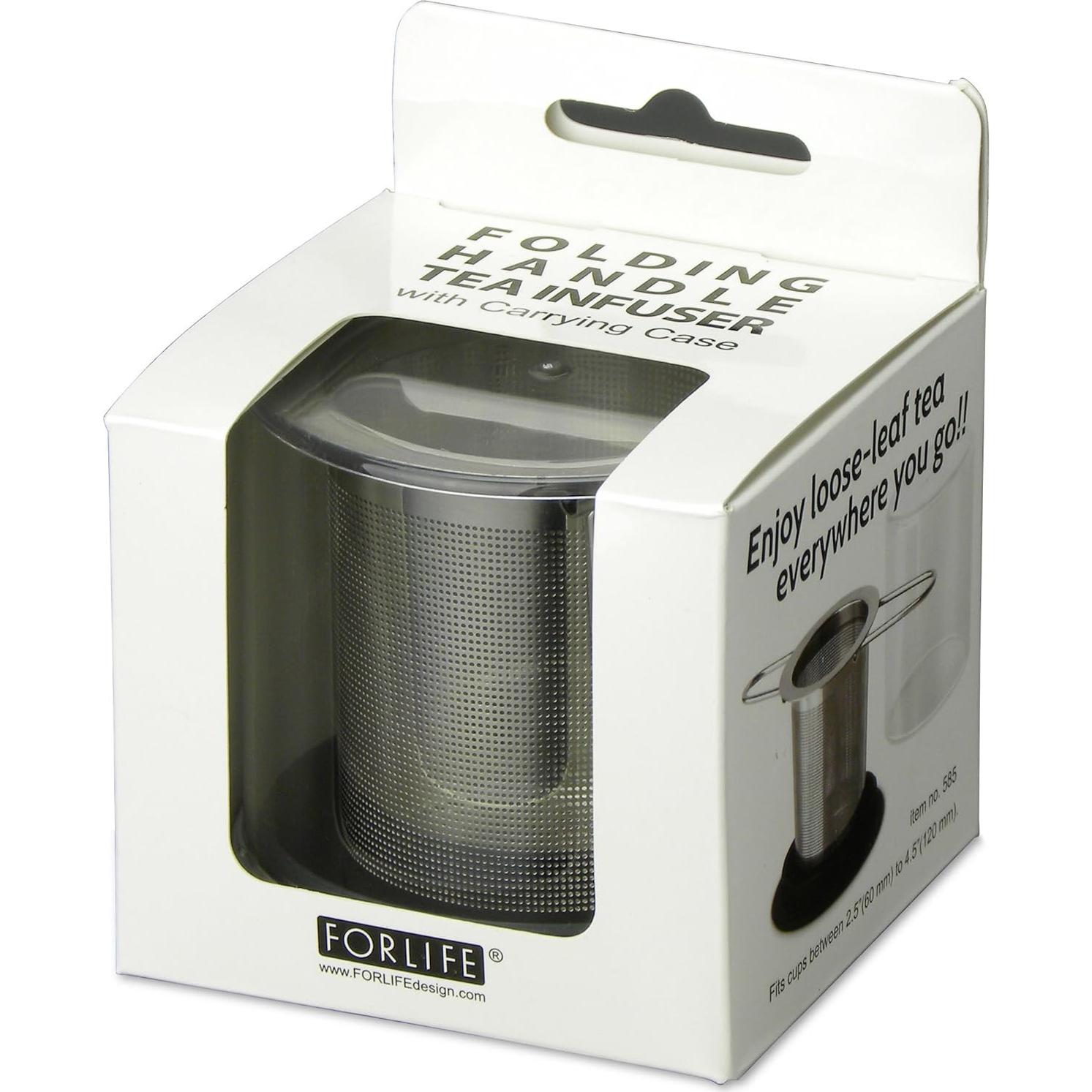 Infusor de Té Plegable Acero Inoxidable FORLIFE con Estuche