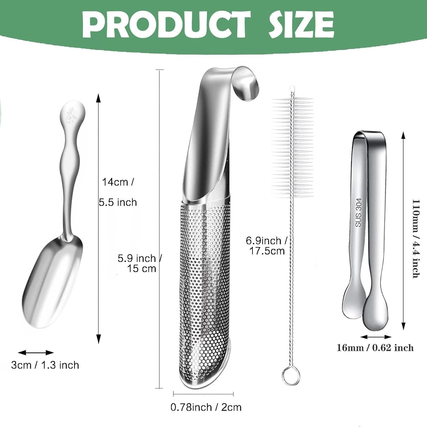 Filtro de Té Acero Inoxidable Shelling Home 2 Piezas