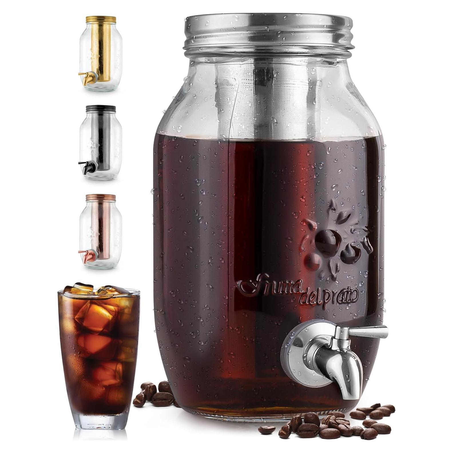 Cafetera Cold Brew Zulay Kitchen 1.5L con Filtro Acero Inoxidable