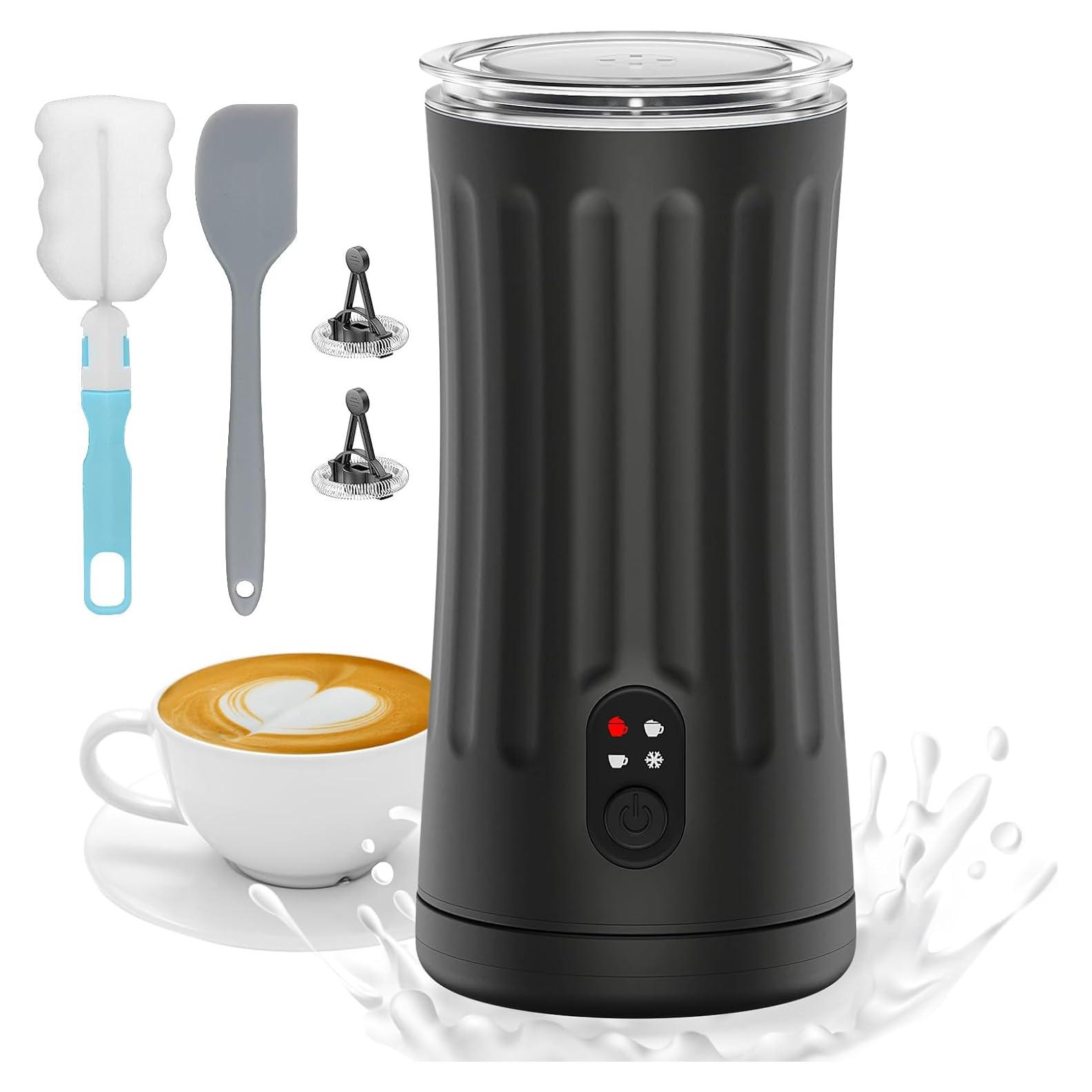 Espumador de Leche Eléctrico Genérico 240ml 4-en-1 Negro