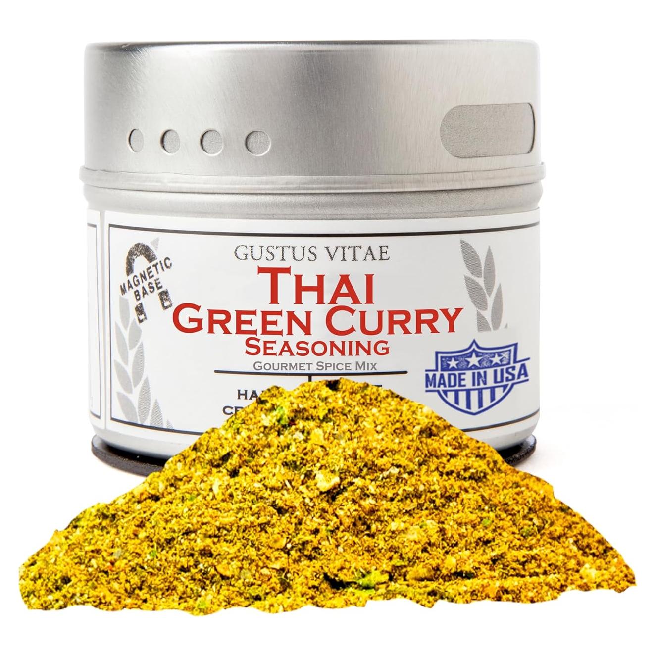 Condimento Curry Verde Tailandés Gustus Vitae 57 g Sin OGM