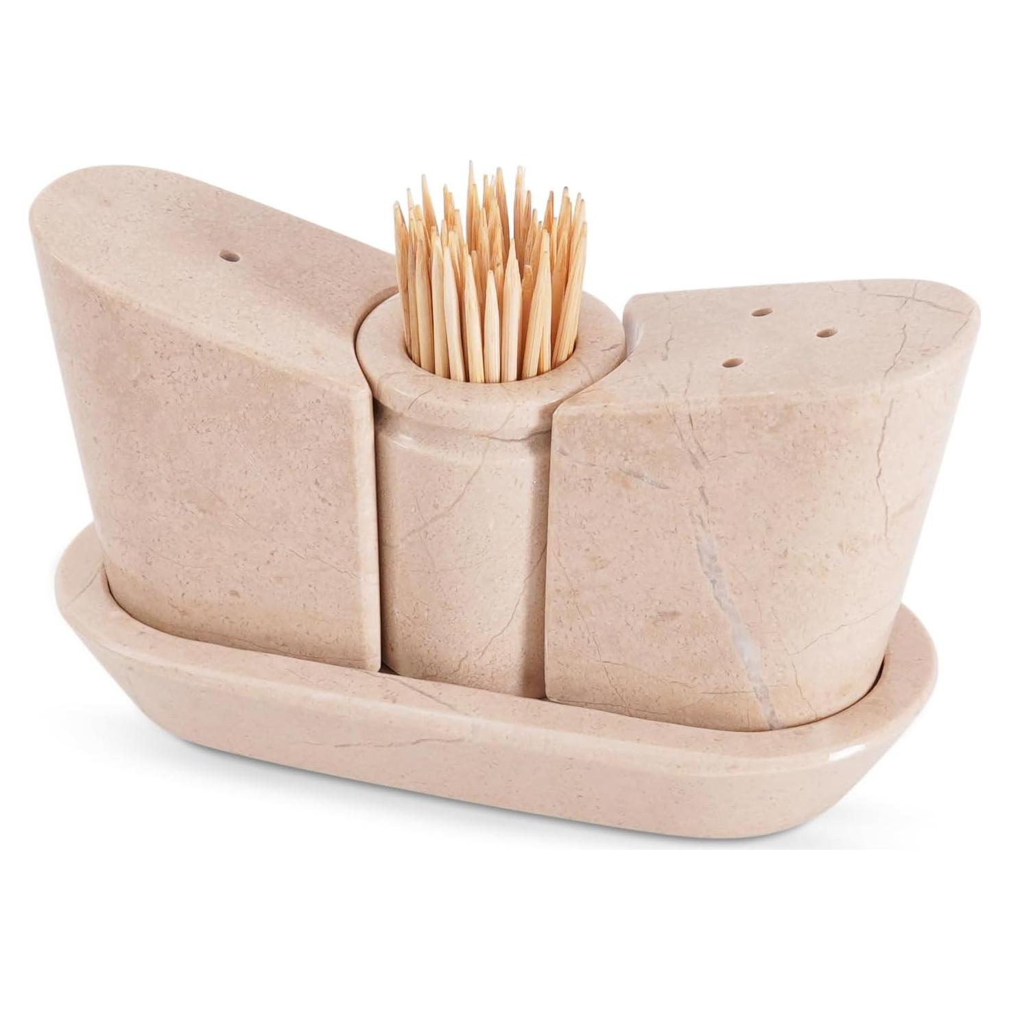 Juego de Salero y Pimentero de Mármol SPESHSTONES Verona