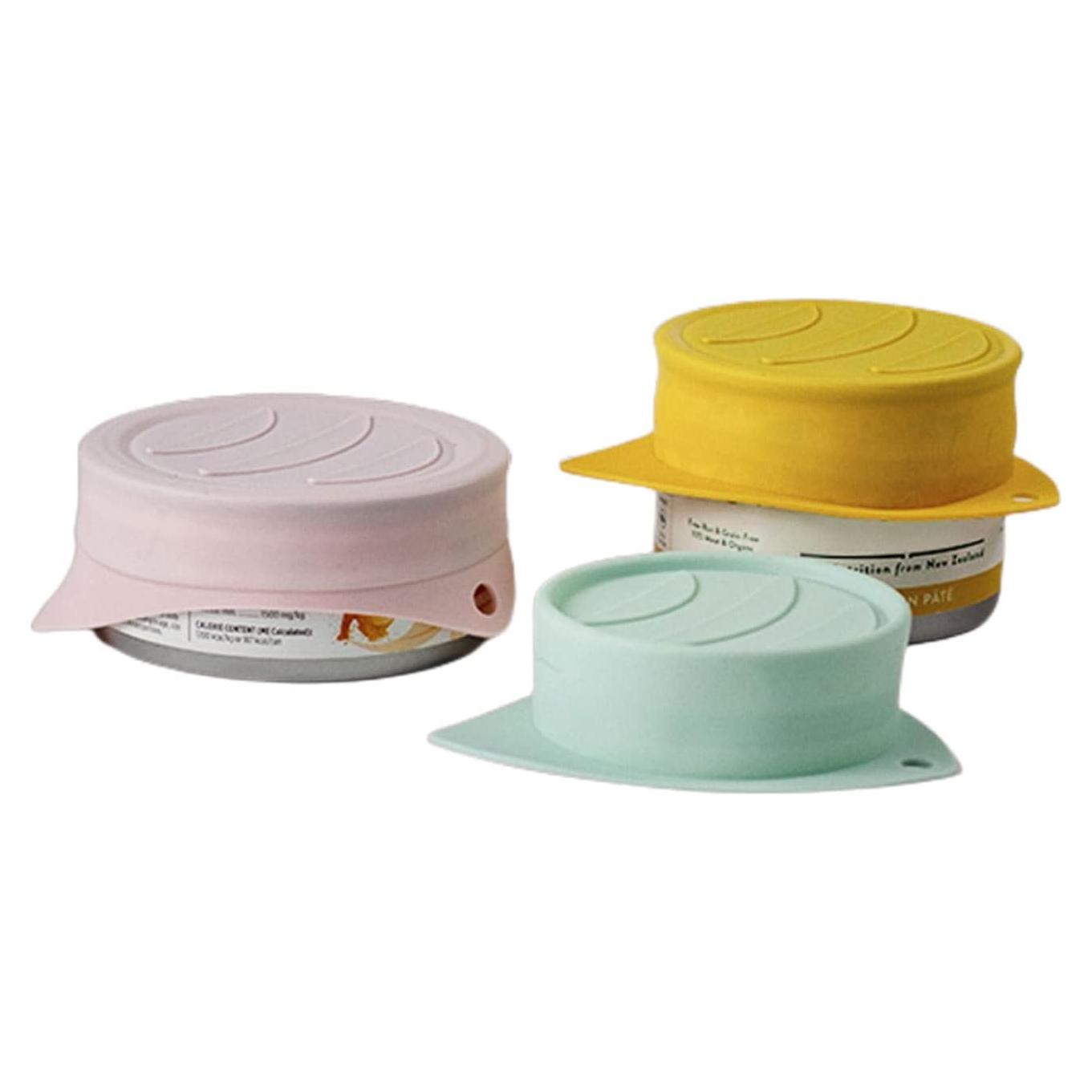 Tapa de Lata de Silicona PIPIPET 3 Pack para Mascotas