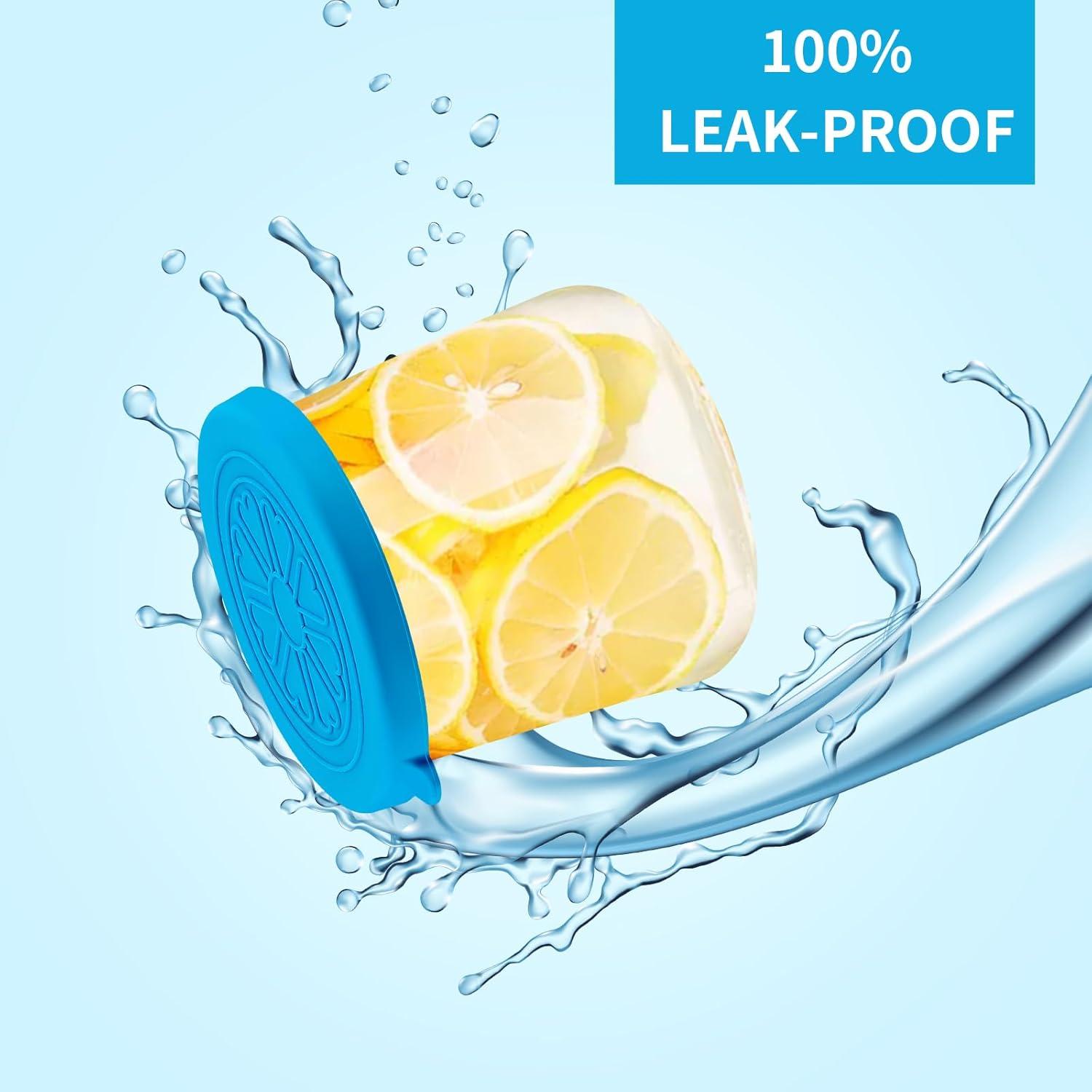 Tapas de Silicona Herméticas Volcanoes Club para Tarros Oui - 12 Pcs