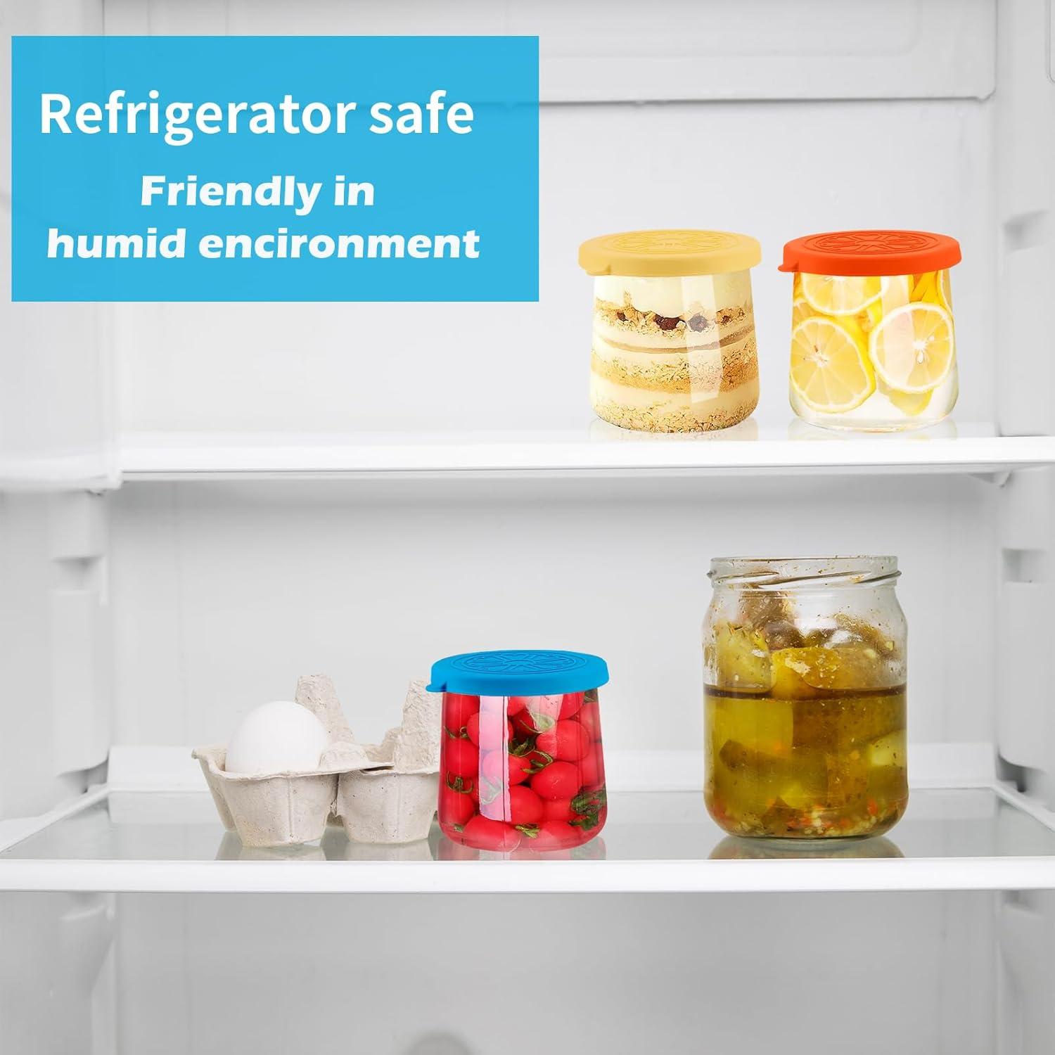 Tapas de Silicona Herméticas Volcanoes Club para Tarros Oui - 12 Pcs