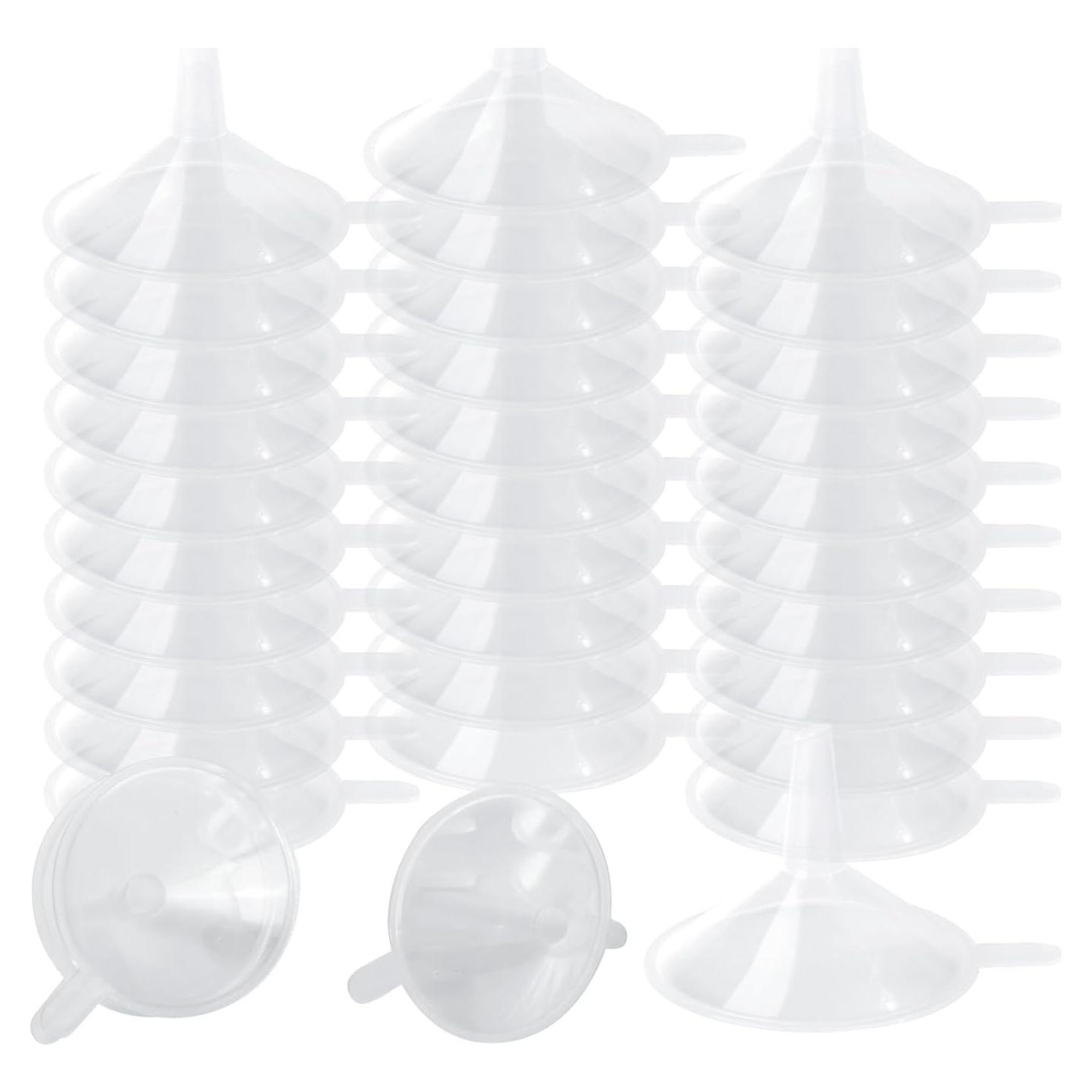 Paquete de 200 embudos de plástico CYEAH 5.49 cm para botellas